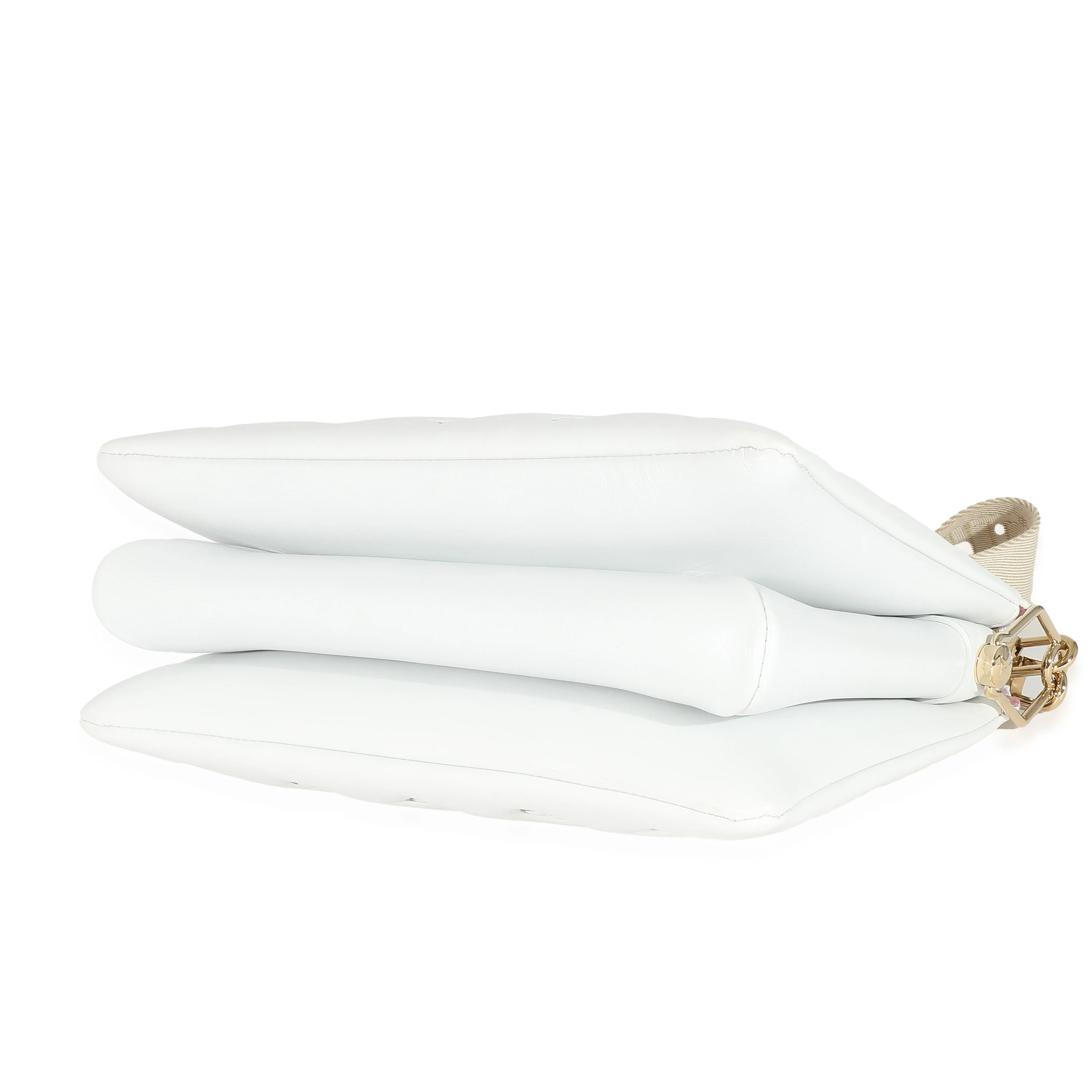 Louis Vuitton Cream Monogram Embossed Puffy Lambskin LV Garden Coussin PM - Image 5