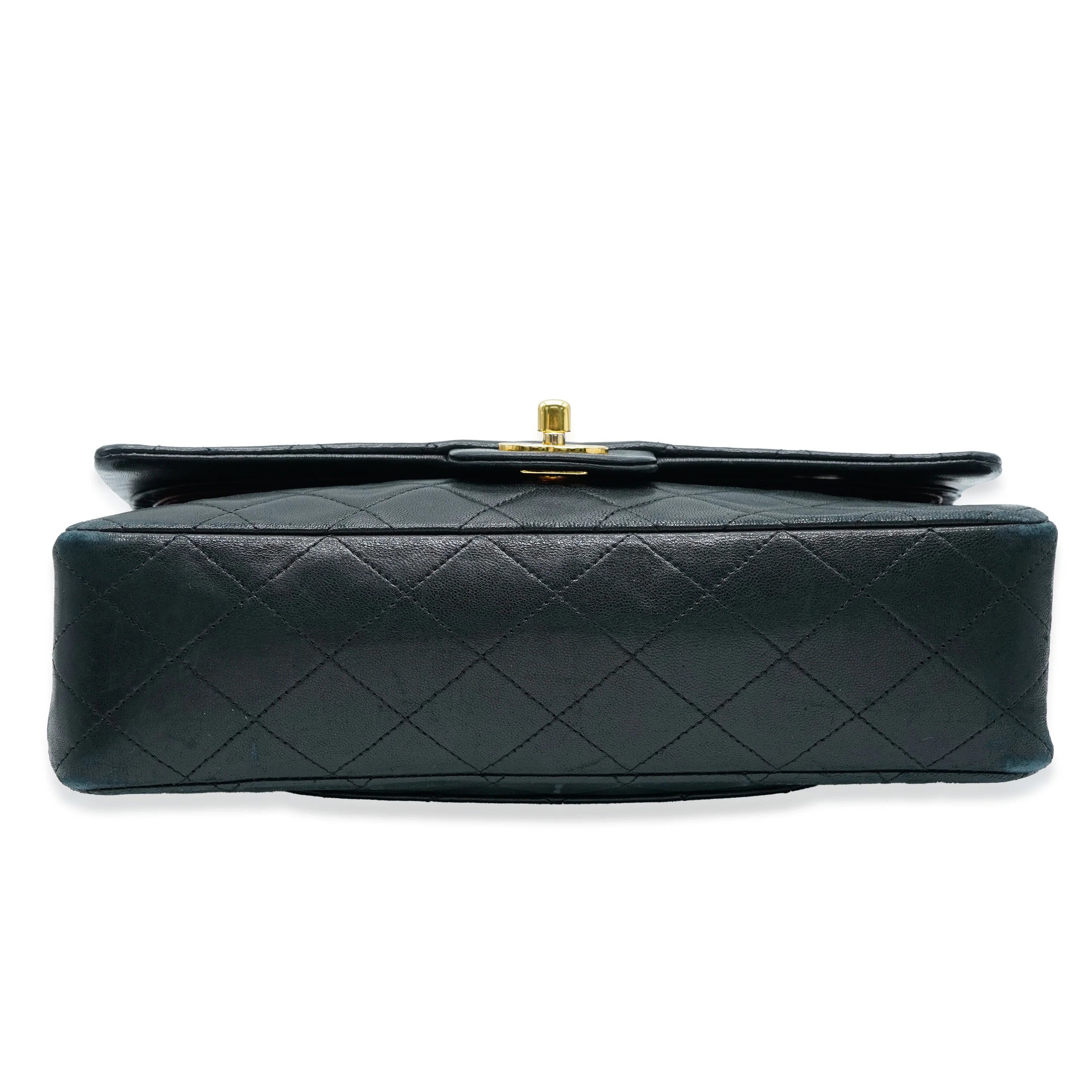 Chanel Black Quilted Lambskin Medium Classic Double Flap Bag - Image 5