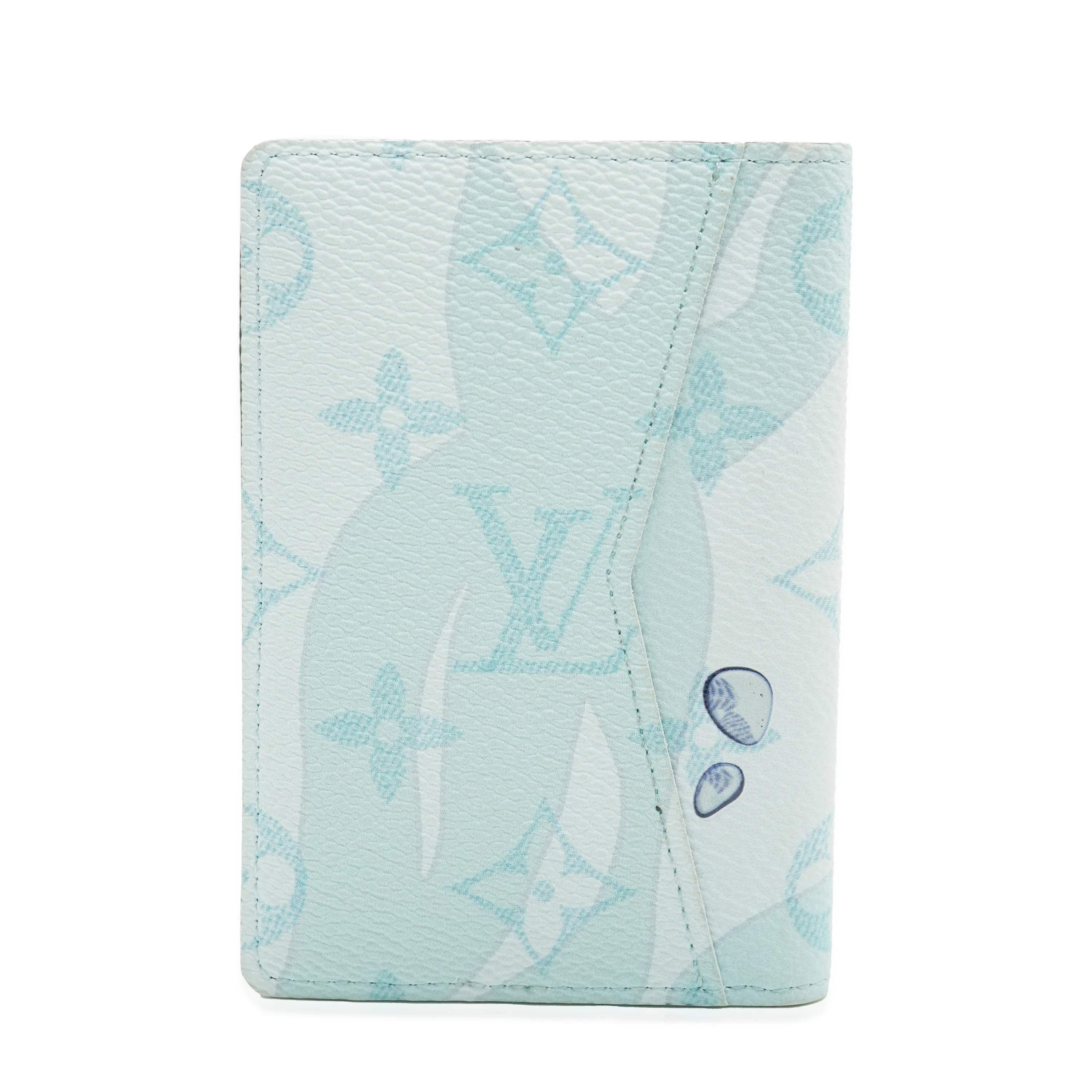 Louis Vuitton Crystal Blue Monogram Aquagarden Coated Canvas Pocket Organizer  - Image 2