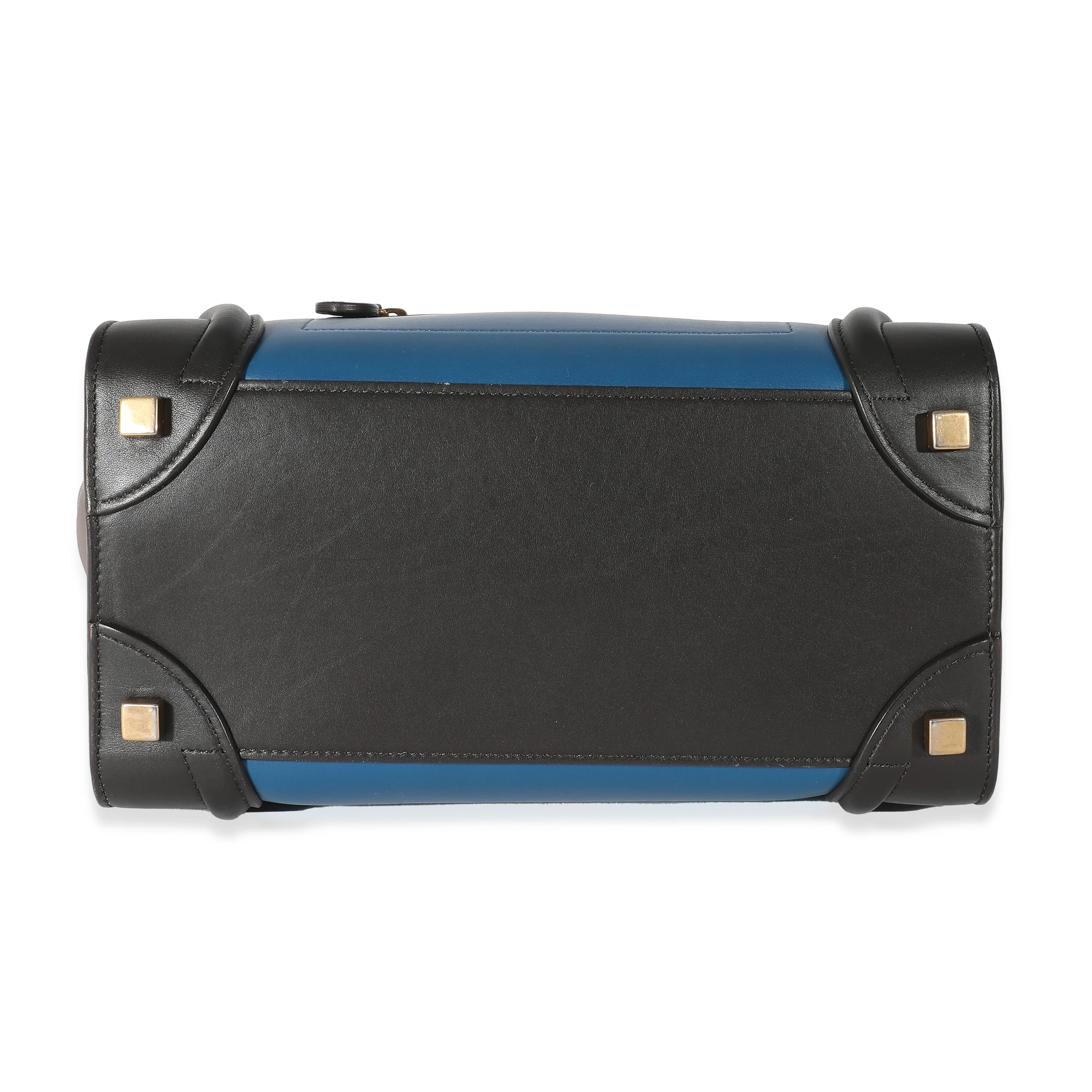 Celine Tri-Color Calfskin Micro Luggage Tote - Image 5