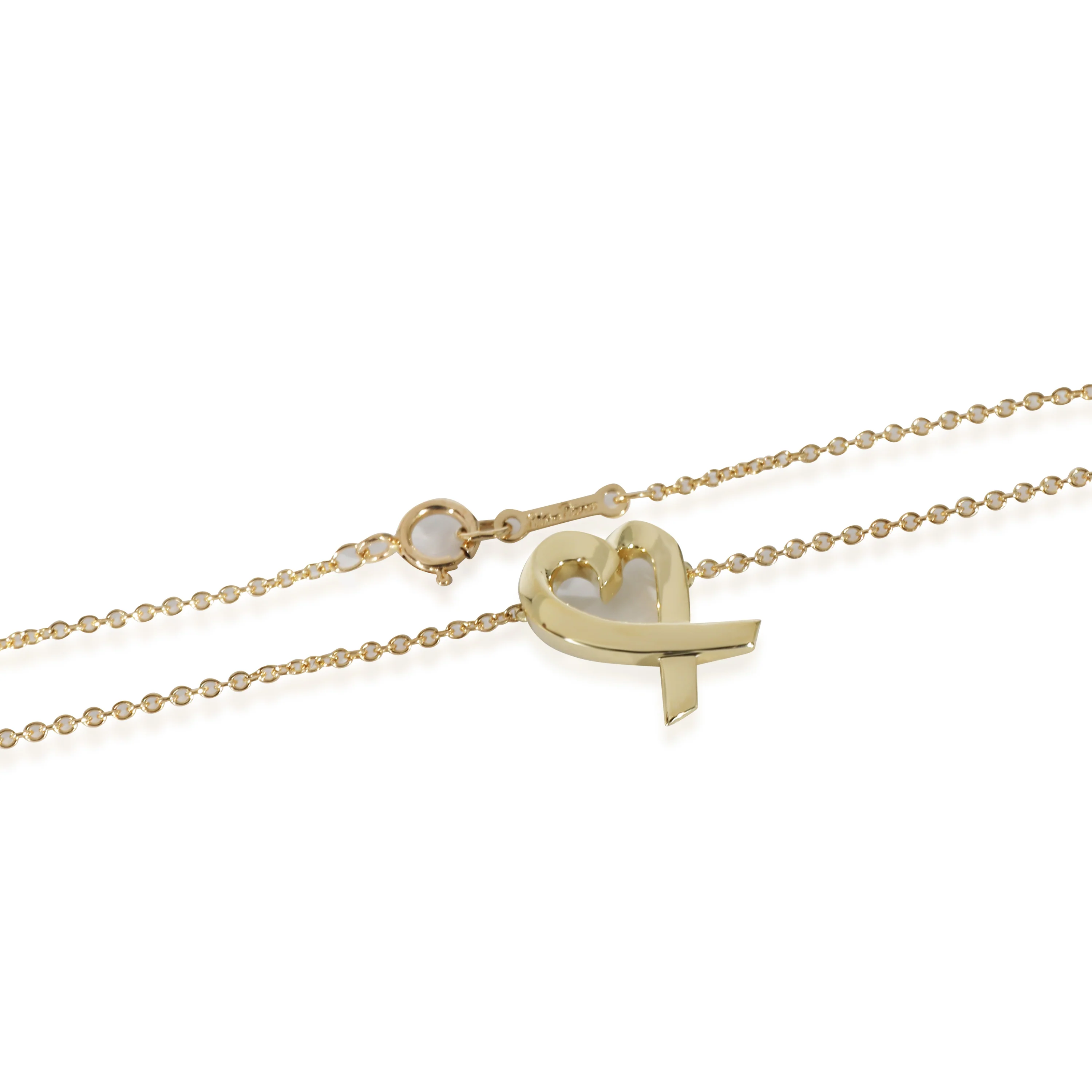 Tiffany & Co. Paloma Picasso Loving Heart Pendant in 18k Yellow Gold - Image 4