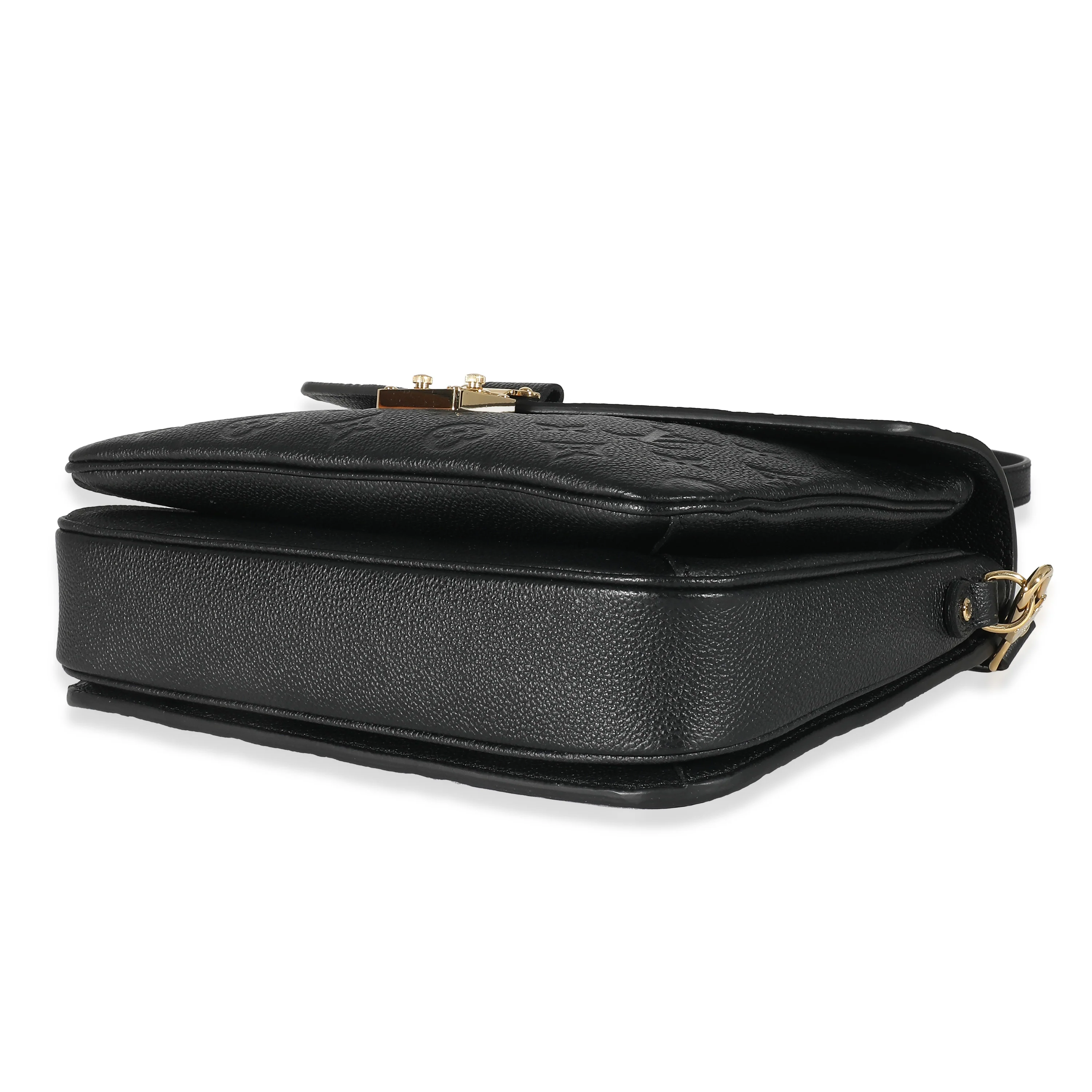 Louis Vuitton Black Monogram Empreinte Pochette Metis - Image 7