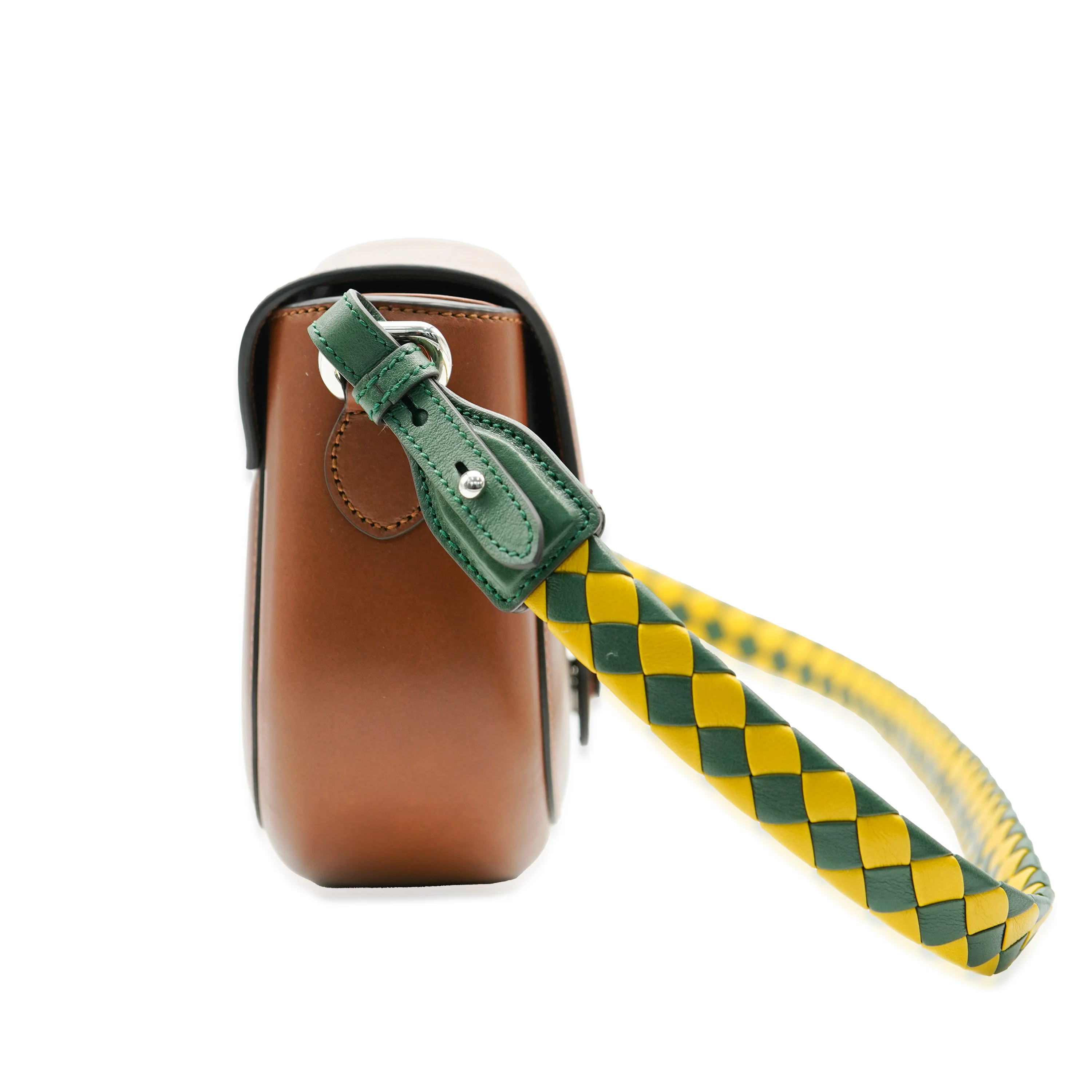 Gucci Logo Embossed Leather Shoulder Bag - Image 3