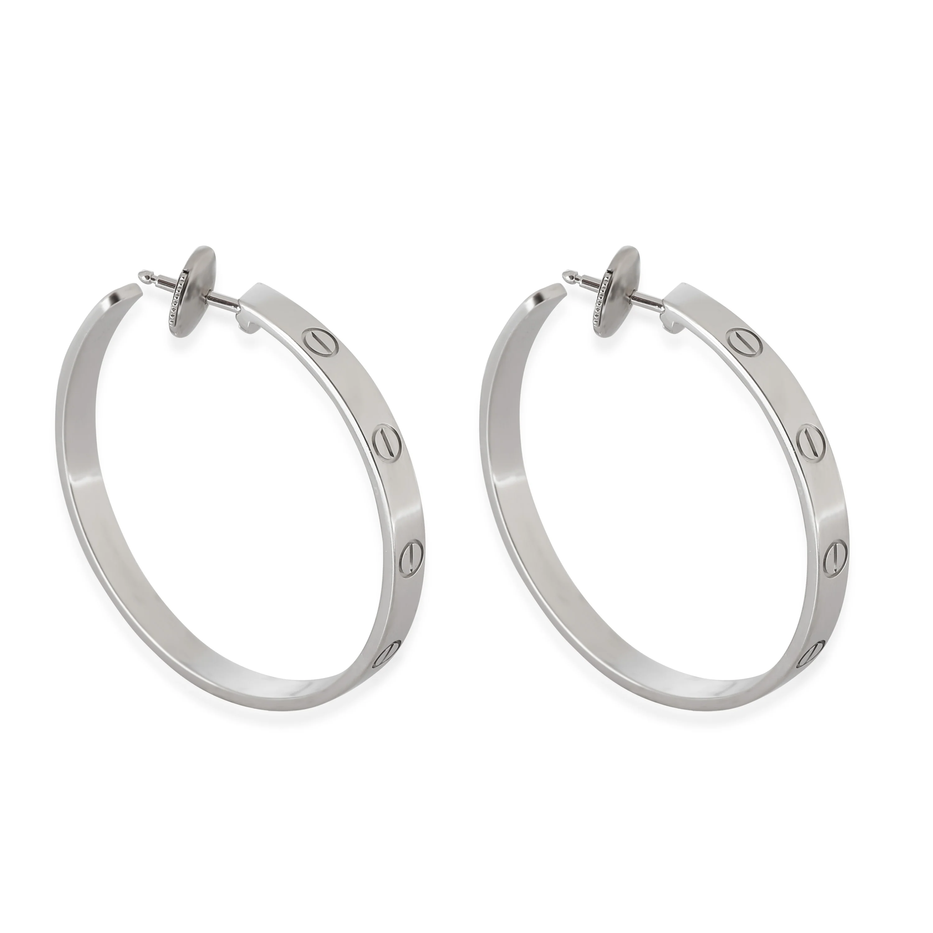 Love Earrings (White Gold) - Image 2
