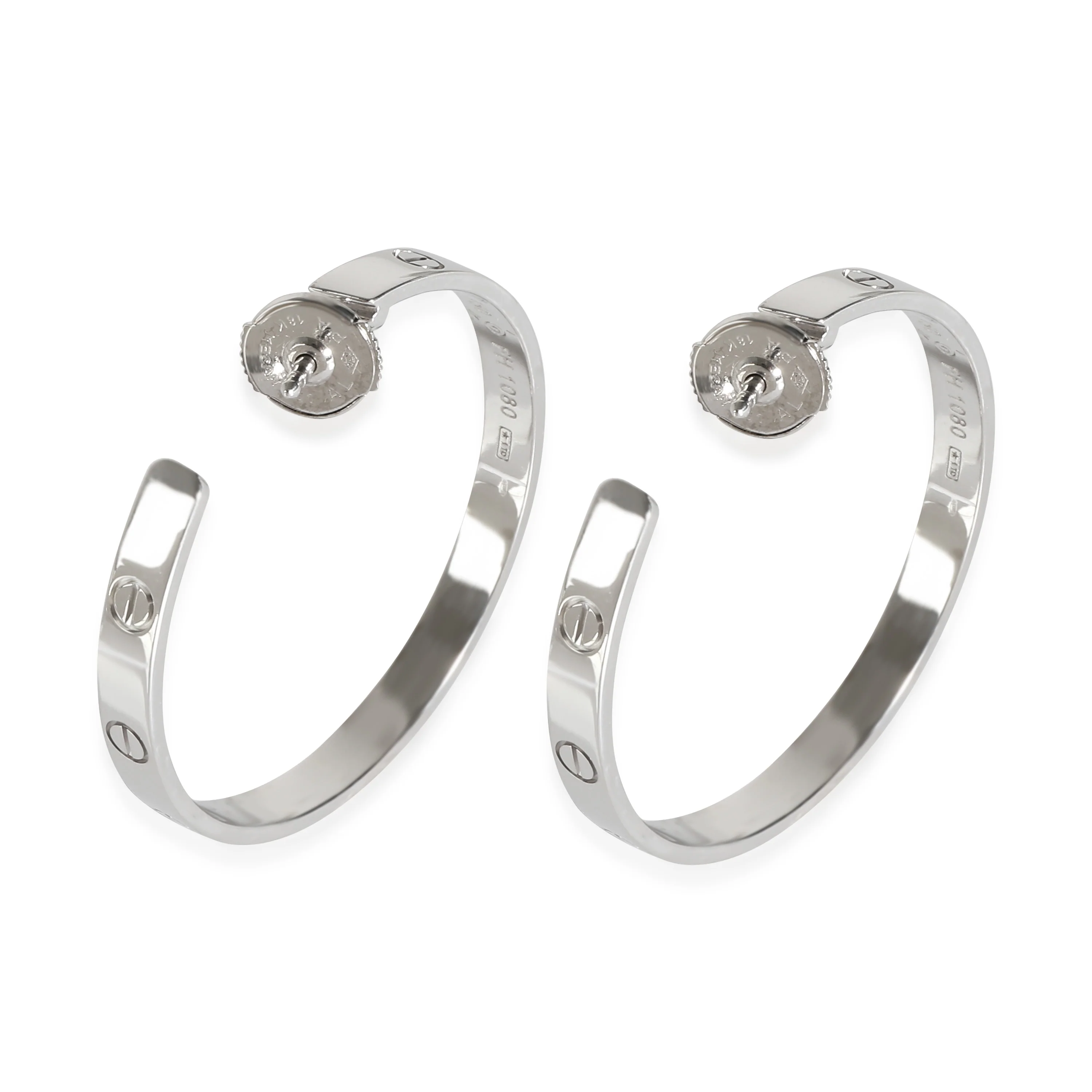 Love Earrings (White Gold) - Image 3