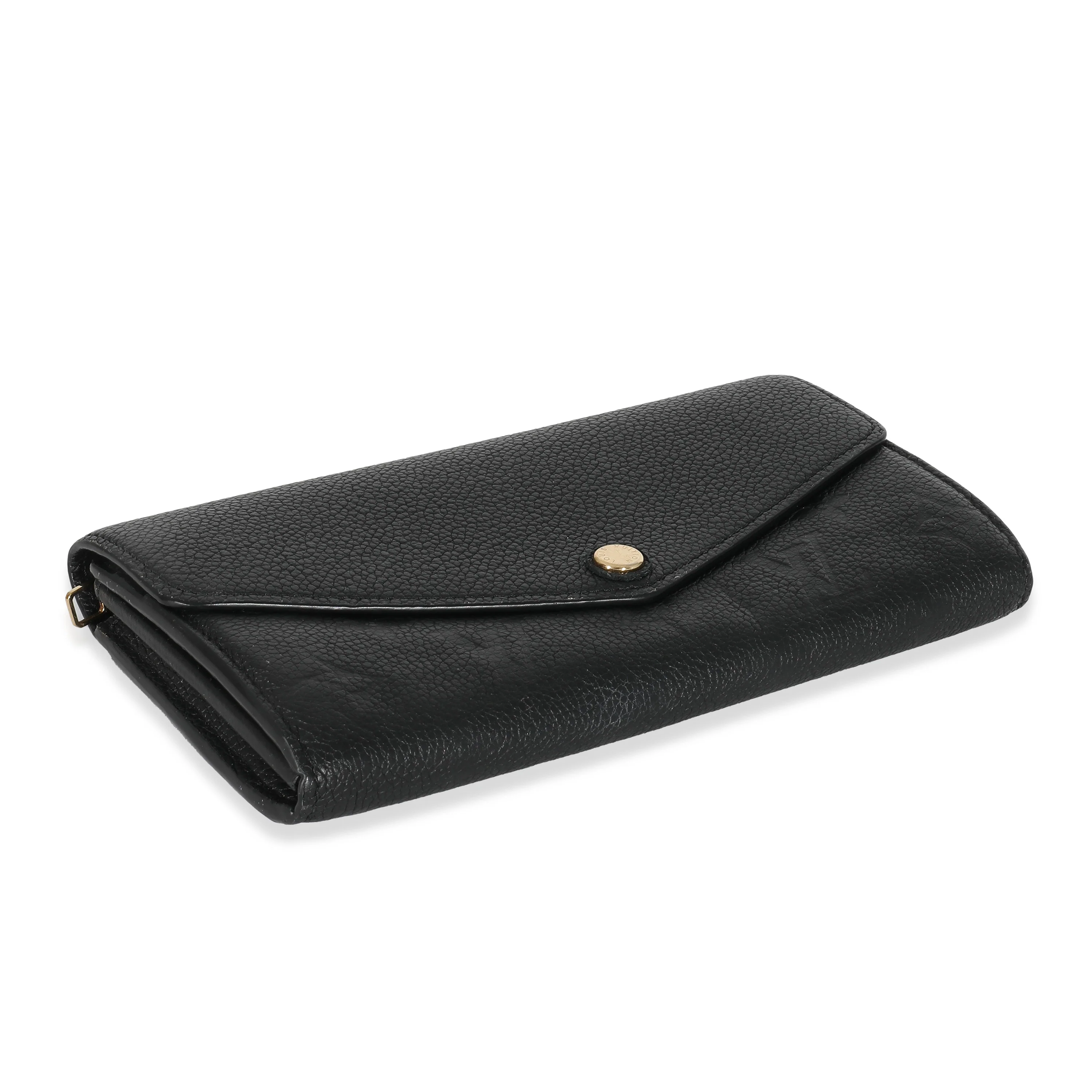 Louis Vuitton Black Empreinte Sarah Wallet - Image 5