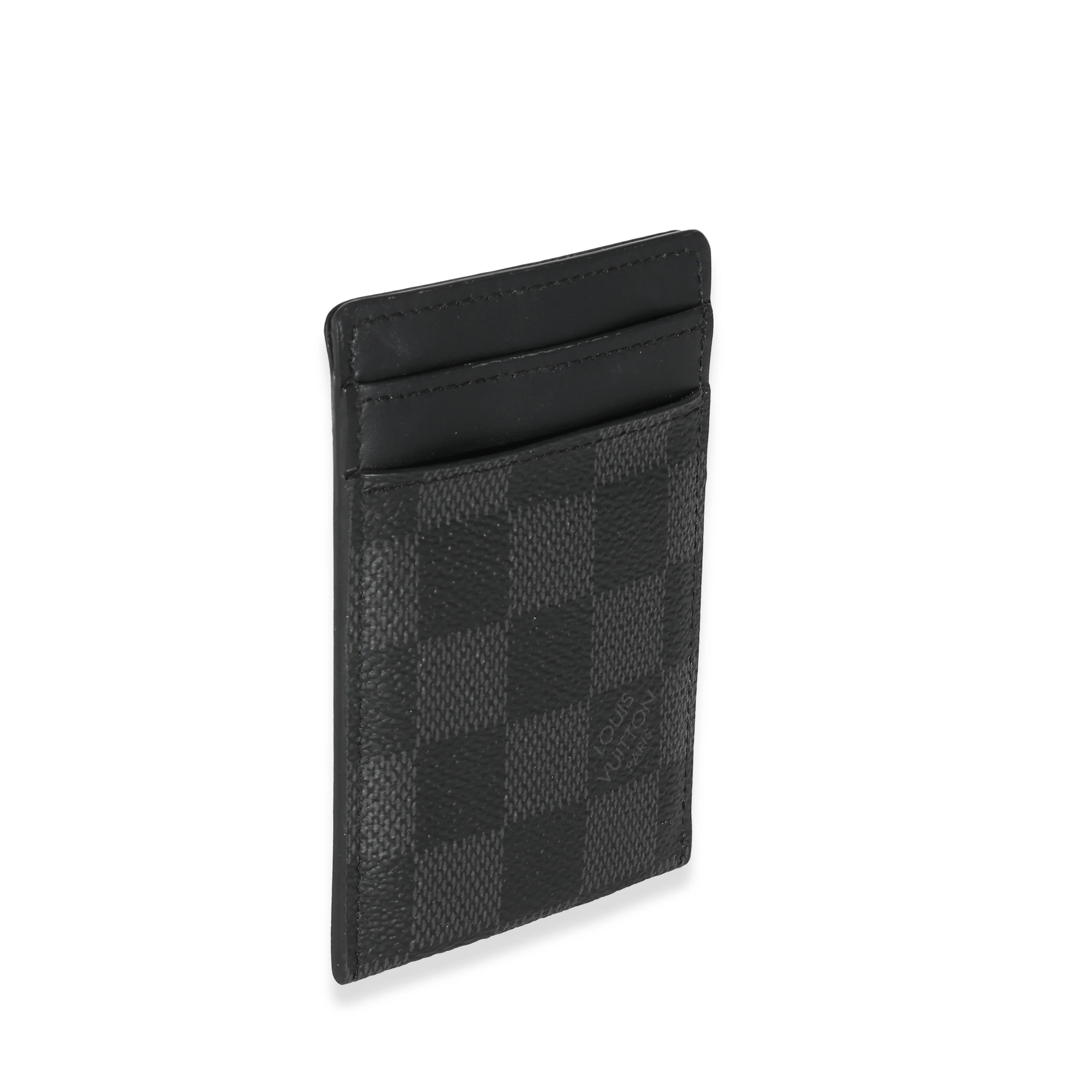 Louis Vuitton Damier Graphite Canvas Pince Card Holder With Bill Clip - Image 3