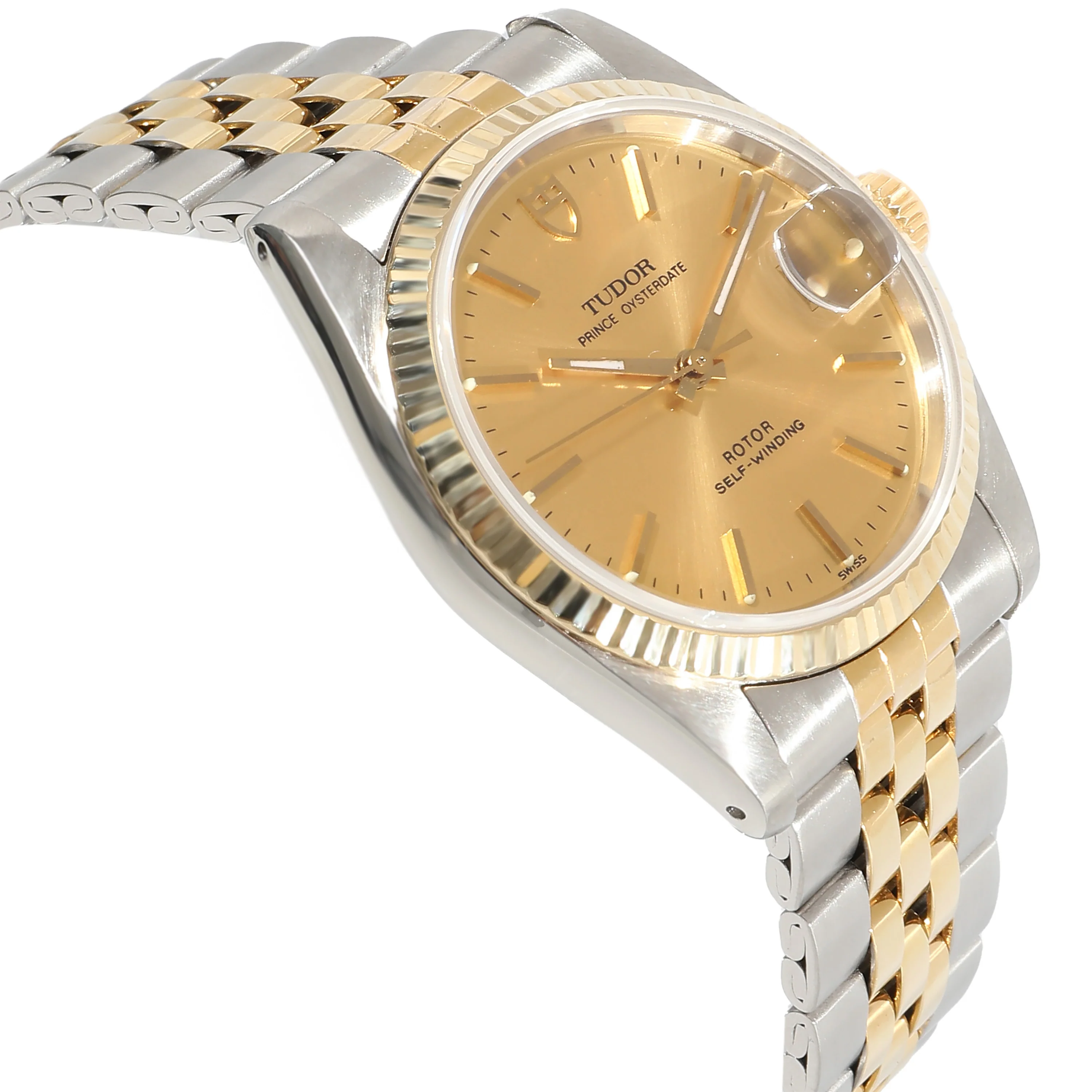Tudor Prince Oysterdate 74033 Mens Watch in 14kt Stainless Steel/Yellow Gold - Image 2