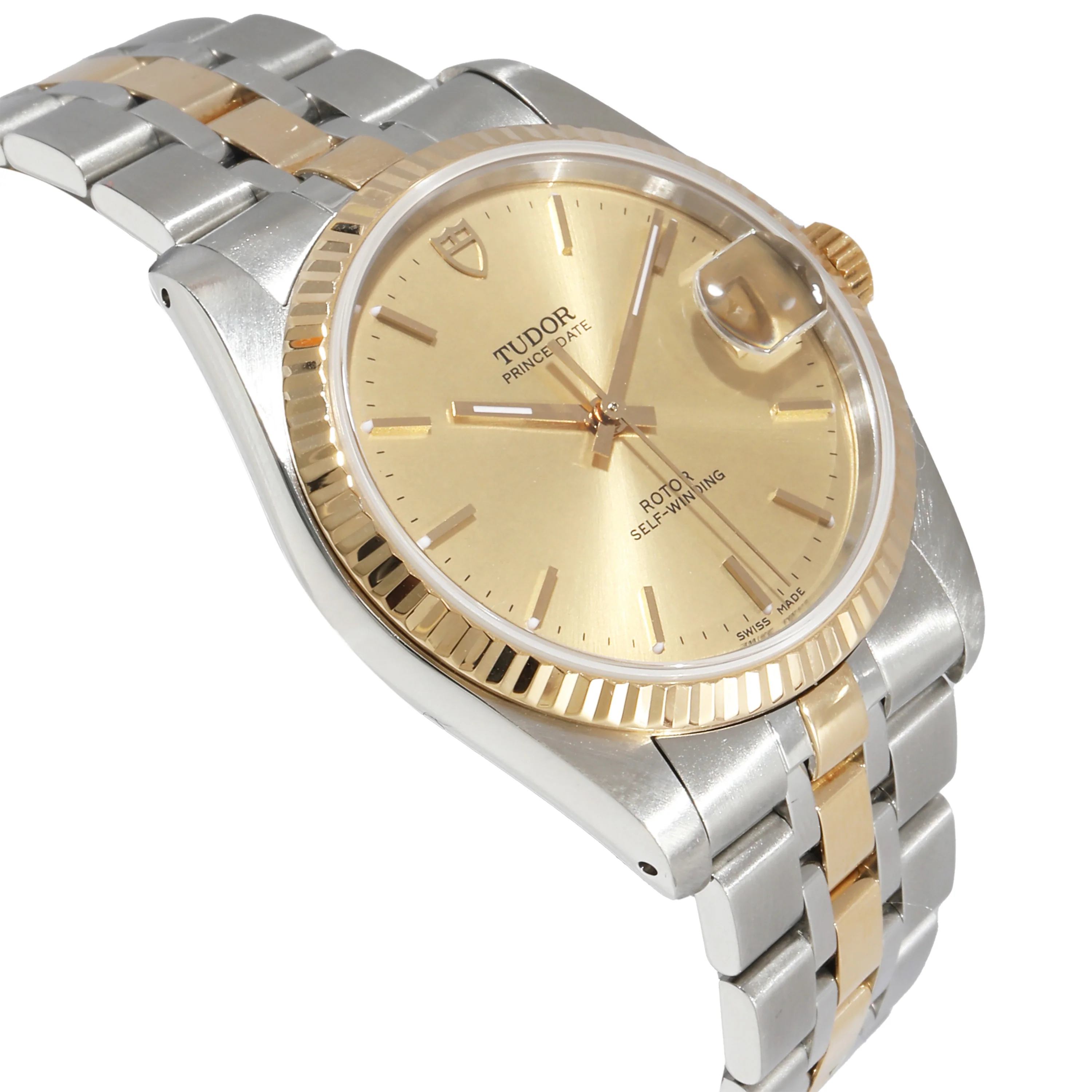 Tudor Prince Date 74033 Mens Watch in 18kt Stainless Steel/Yellow Gold - Image 2