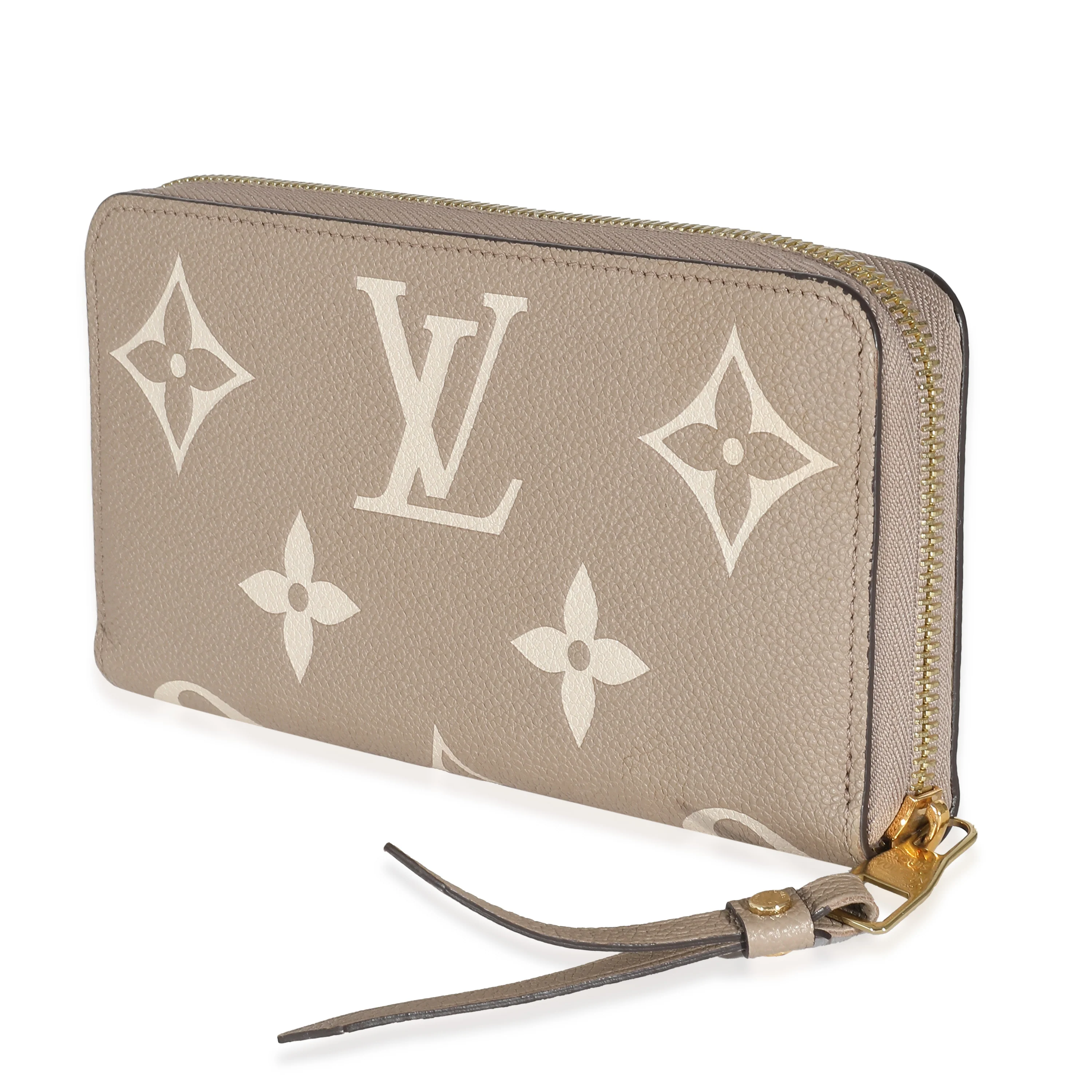 Louis Vuitton Dove Cream Monogram Empreinte Zippy Wallet - Image 5