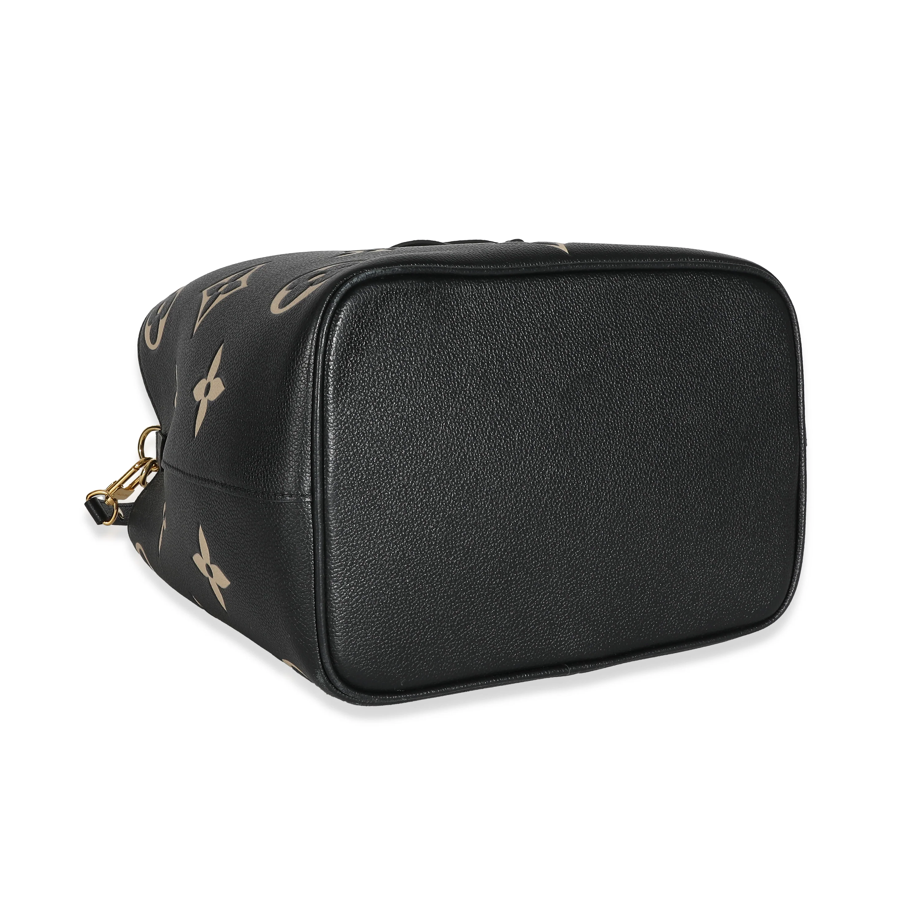 Louis Vuitton Black Beige Giant Monogram Empreinte NeoNoe MM - Image 4