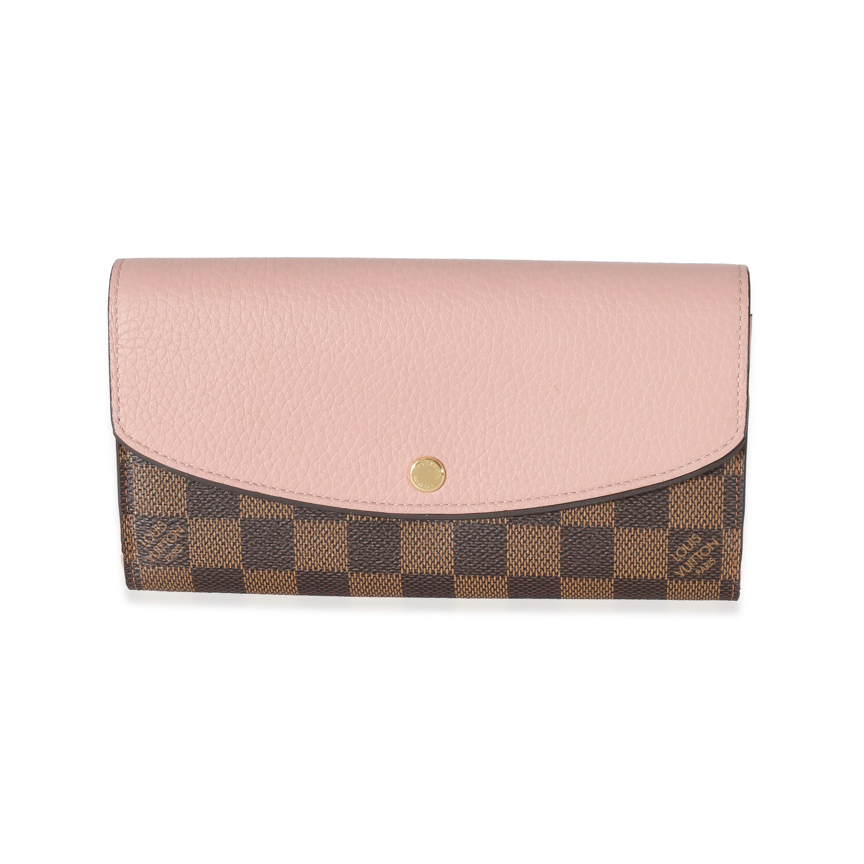 Louis Vuitton Magnolia Damier Ebene Canvas Normandy Wallet