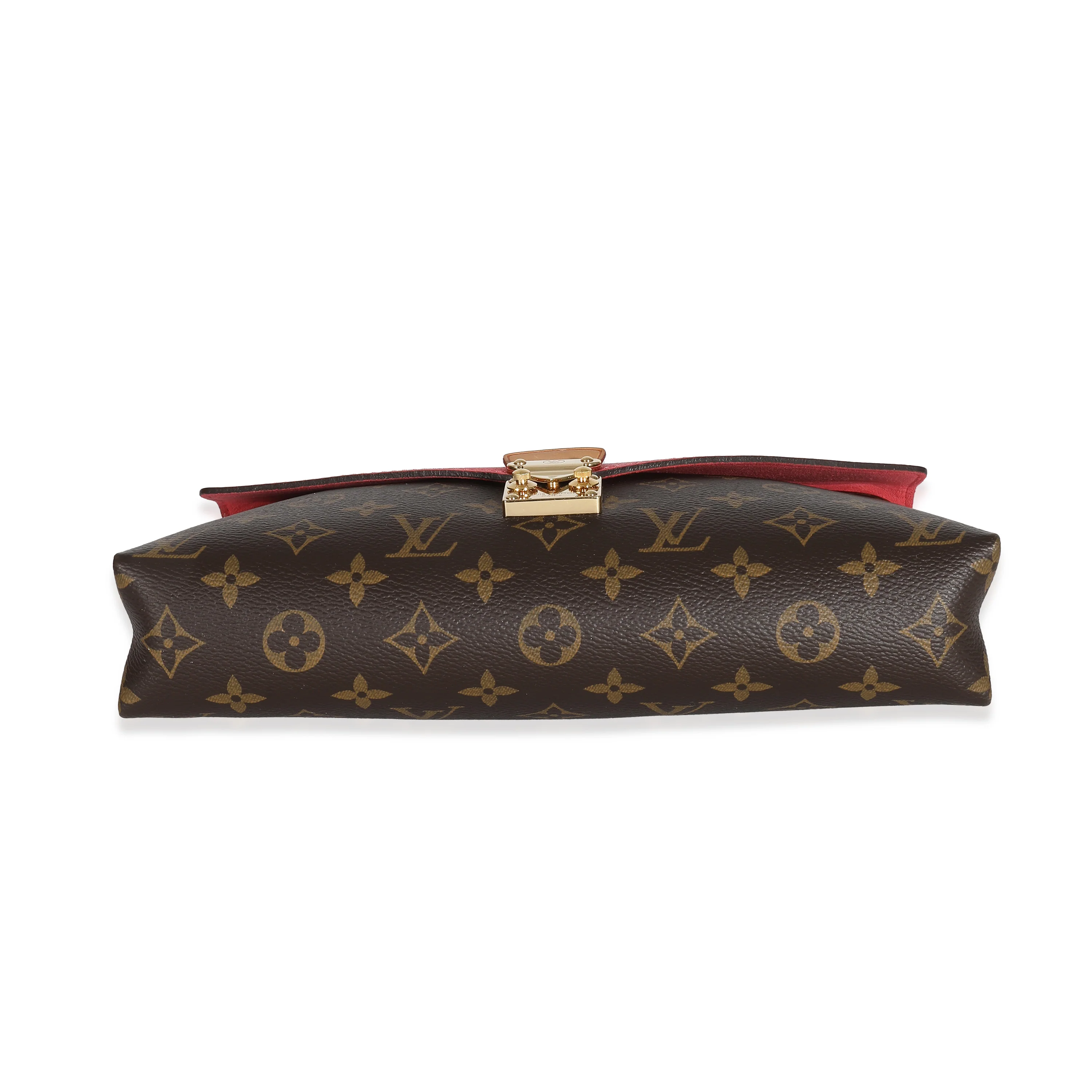 Louis Vuitton Rose Litchi Monogram Canvas Pallas Chain Bag - Image 5