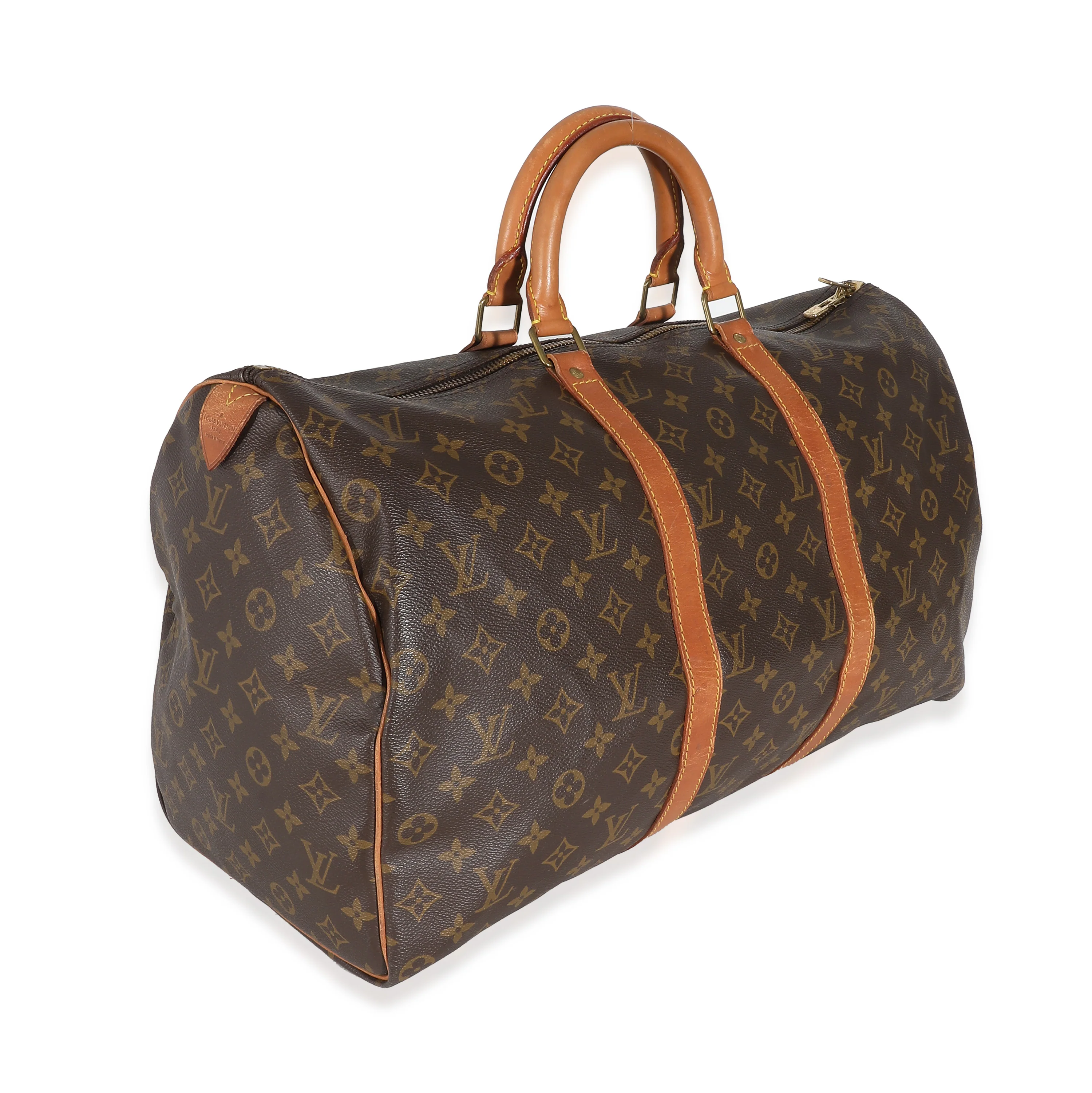 Louis Vuitton Vintage Monogram Canvas Keepall 50 - Image 3