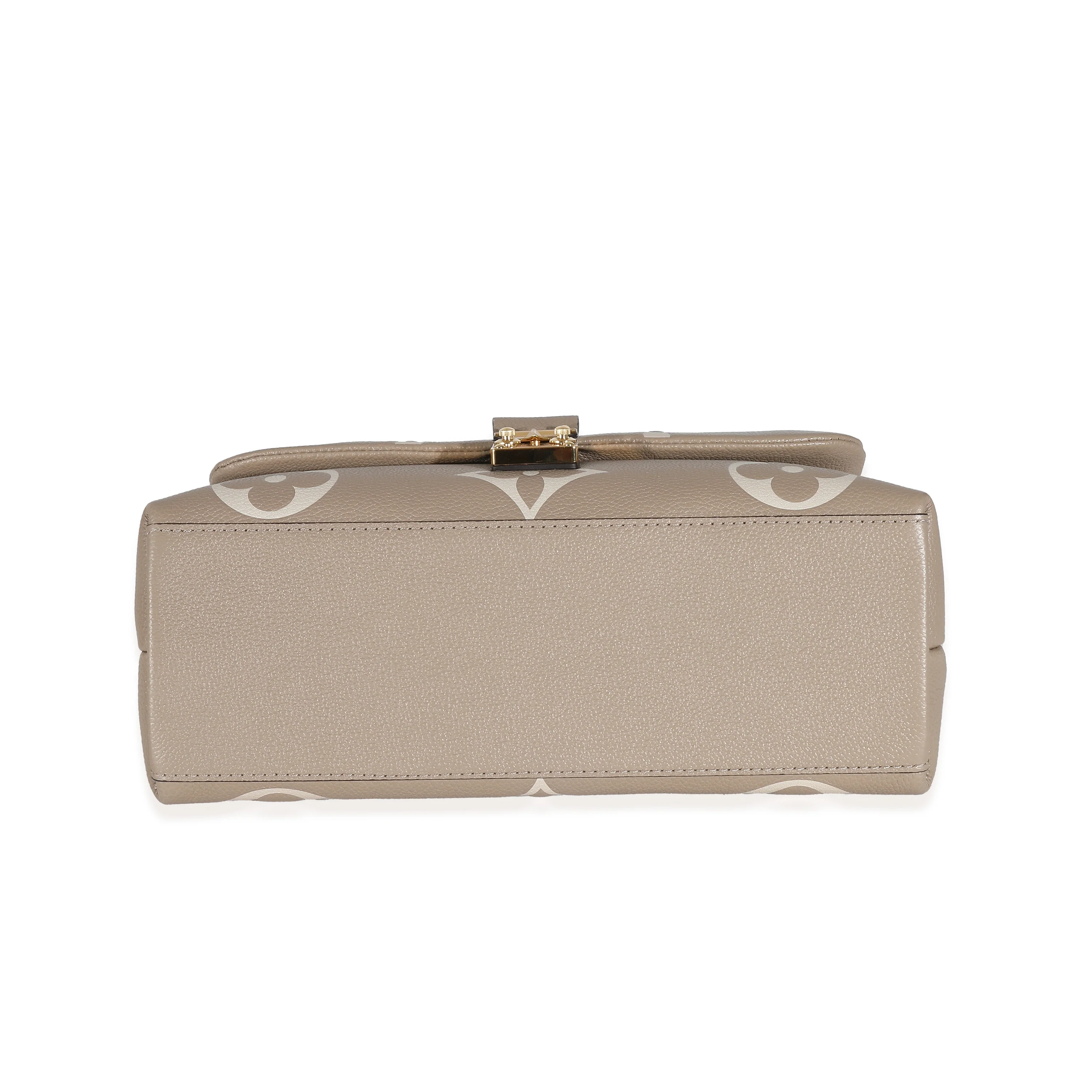 Louis Vuitton Dove Gray Crème Beige Empreinte Madeleine MM - Image 7
