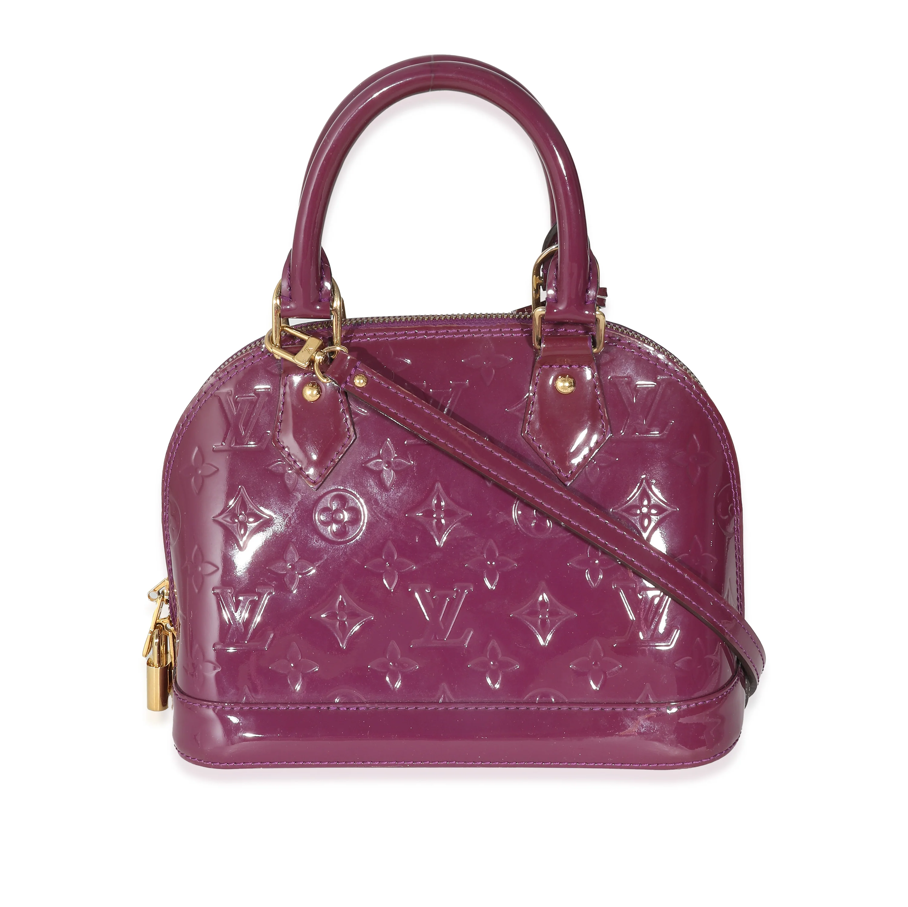Louis Vuitton Amethyste Monogram Vernis Alma BB - Image 7