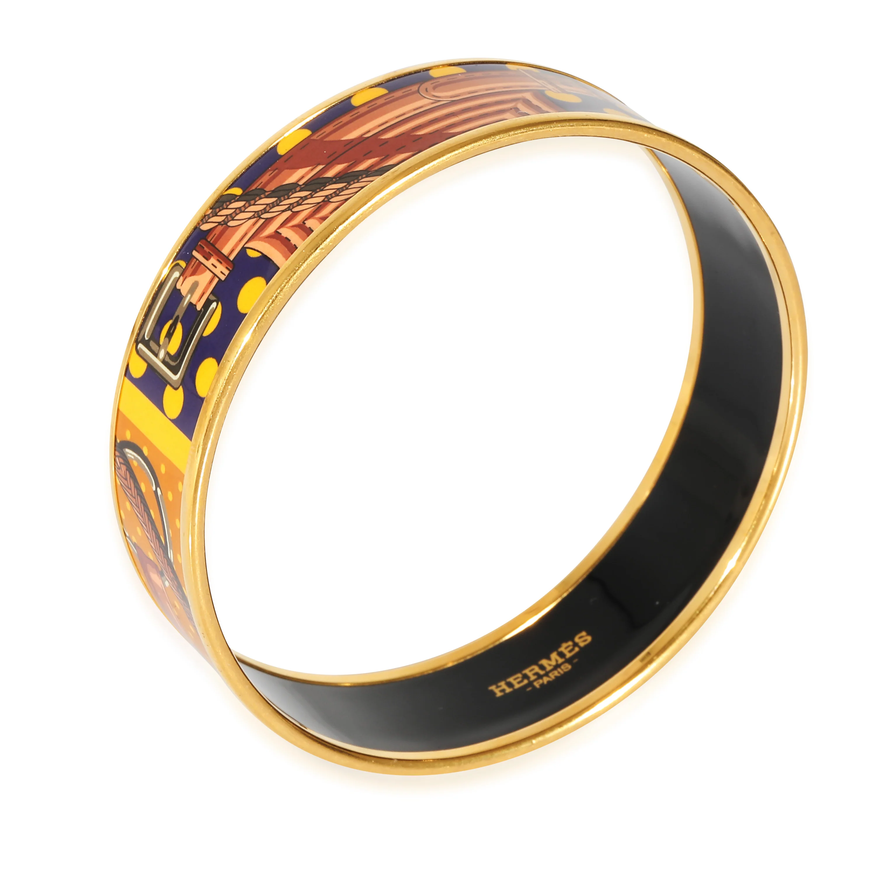 Clic Clac A Pois Enamel Gold Bracelet 62 - Image 2