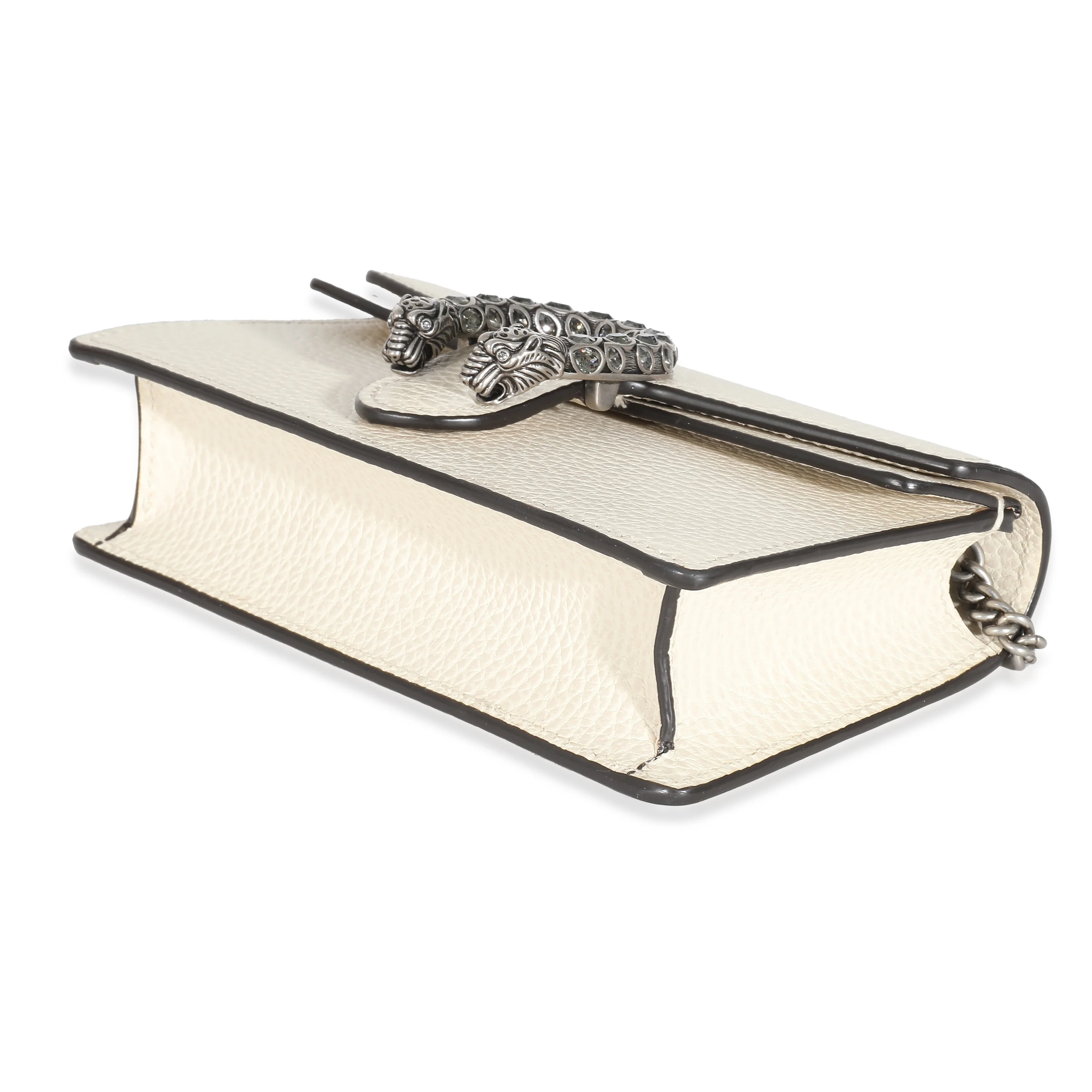 Gucci White Leather Super Mini Dionysus - Image 5