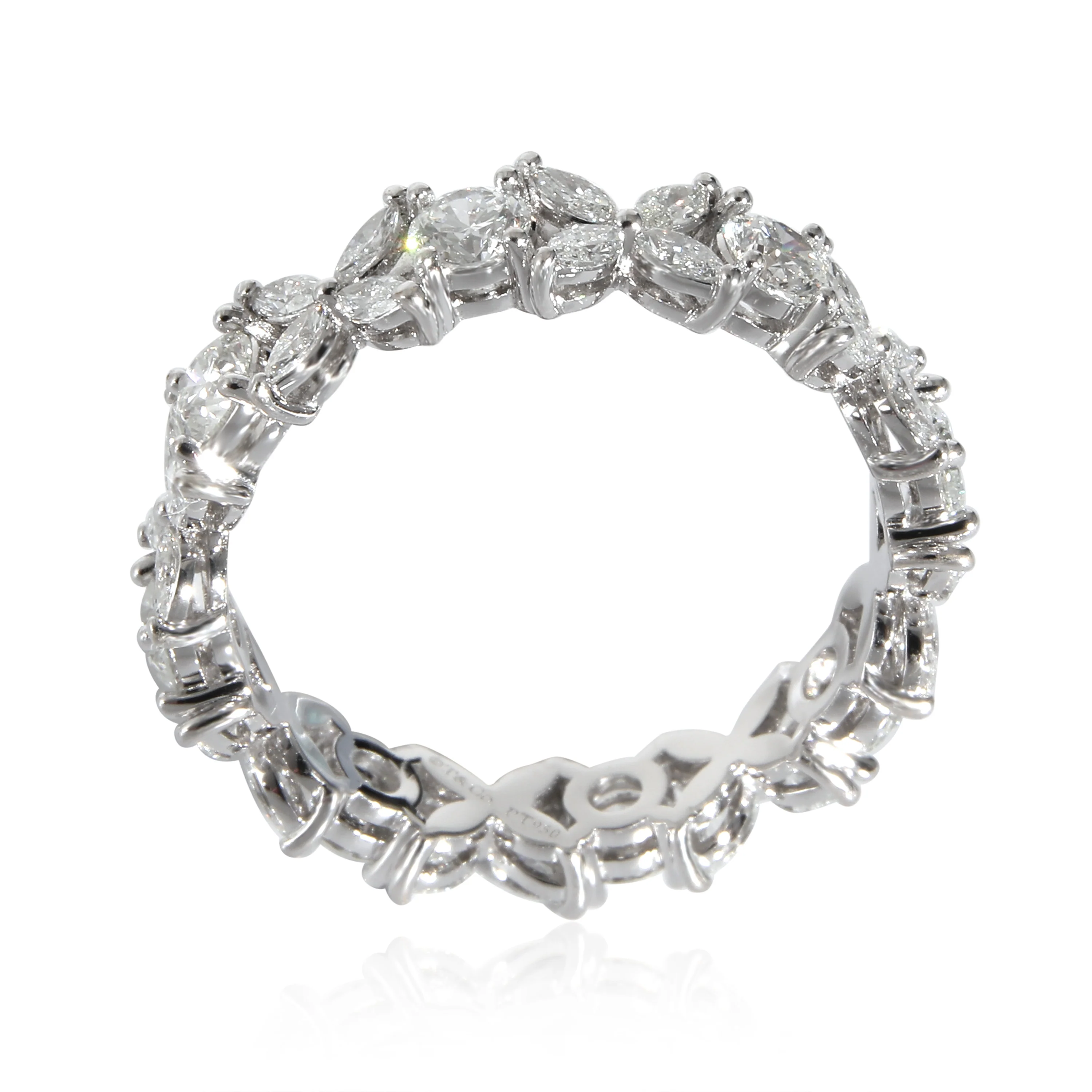 Tiffany & Co. Victoria Diamond Ring in Platinum 1.93 CTW - Image 5