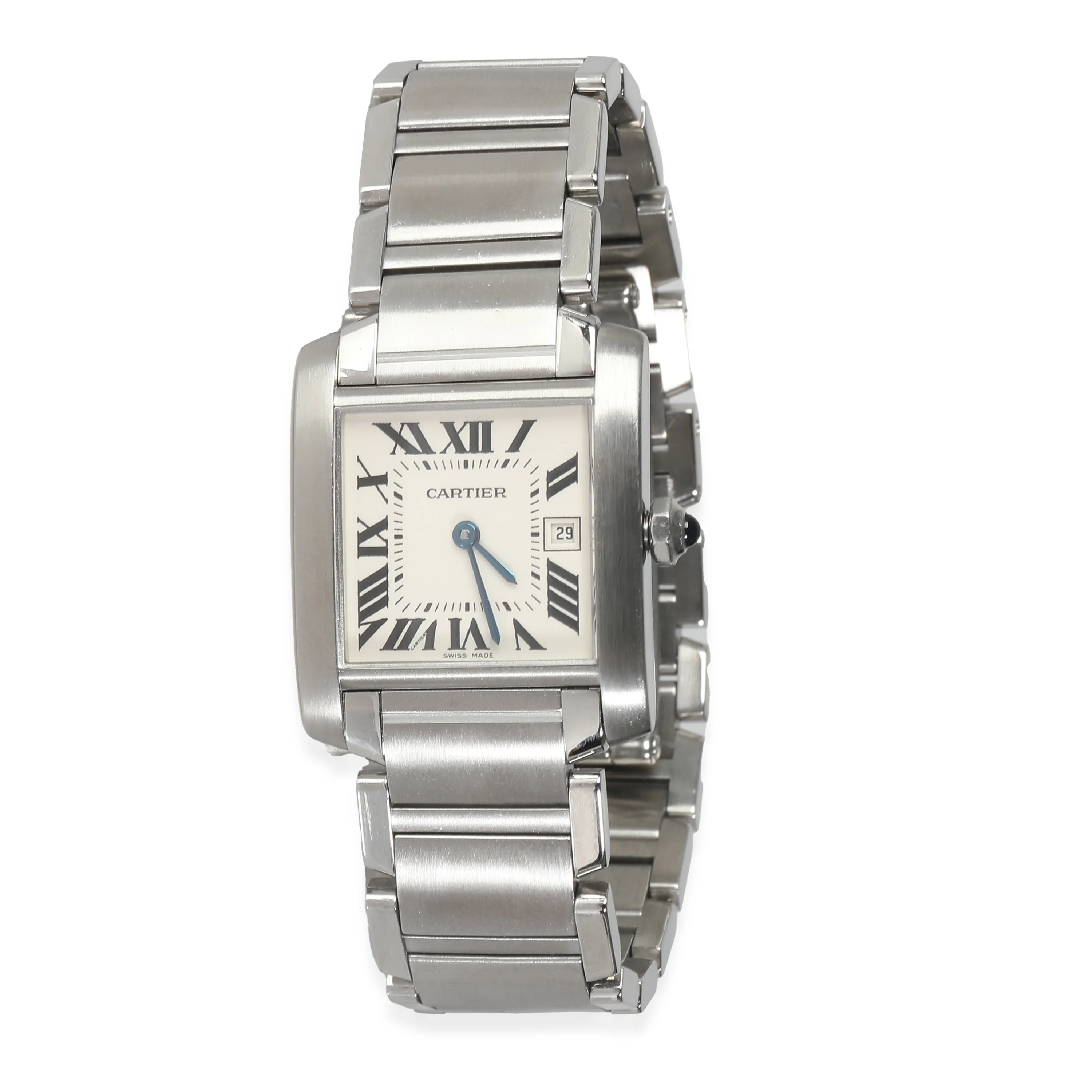 Tank Francaise W51011Q3 Unisex Watch in  Stainless Steel