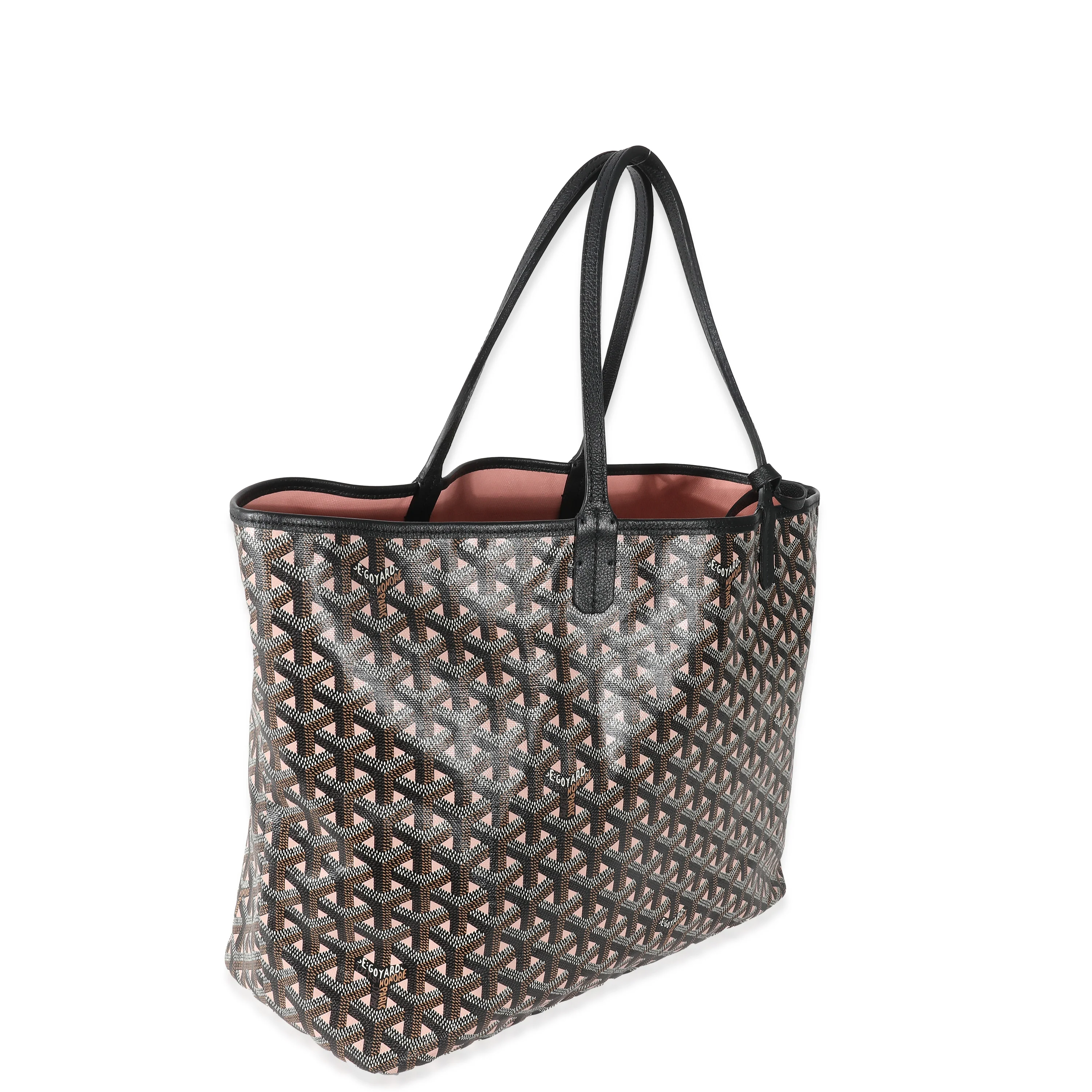 Goyard Black Pink Goyardine Canvas Claire Voie Saint Louis PM - Image 3