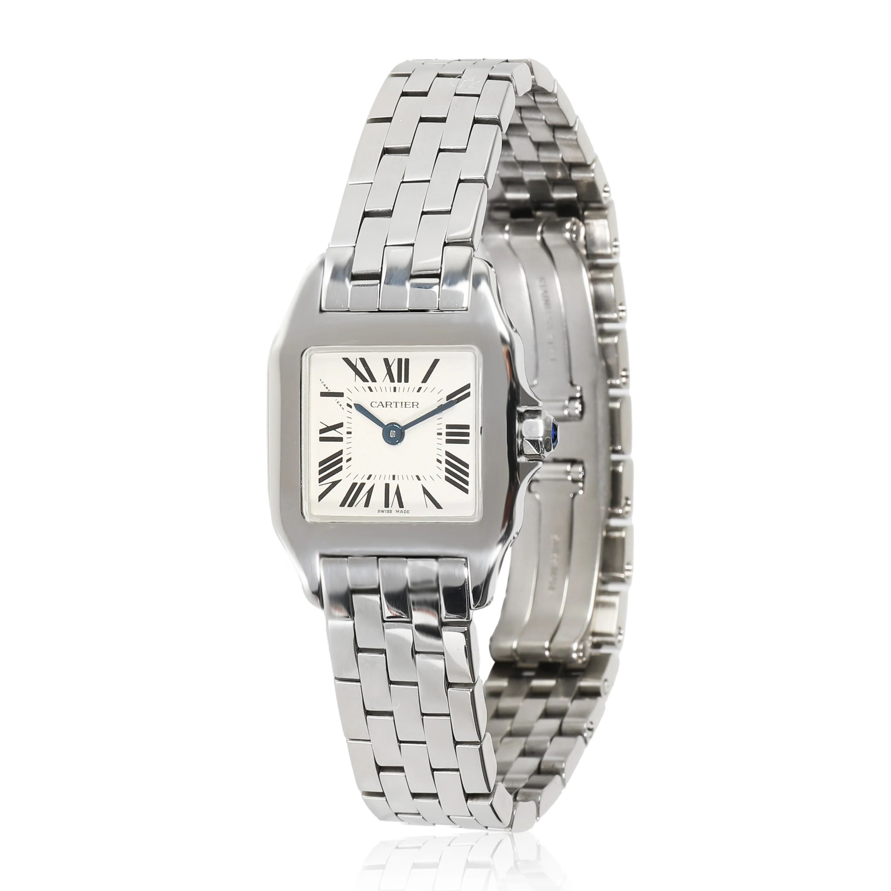 Cartier Santos Demoiselle W25064Z5 Womens Watch in Stainless Steel