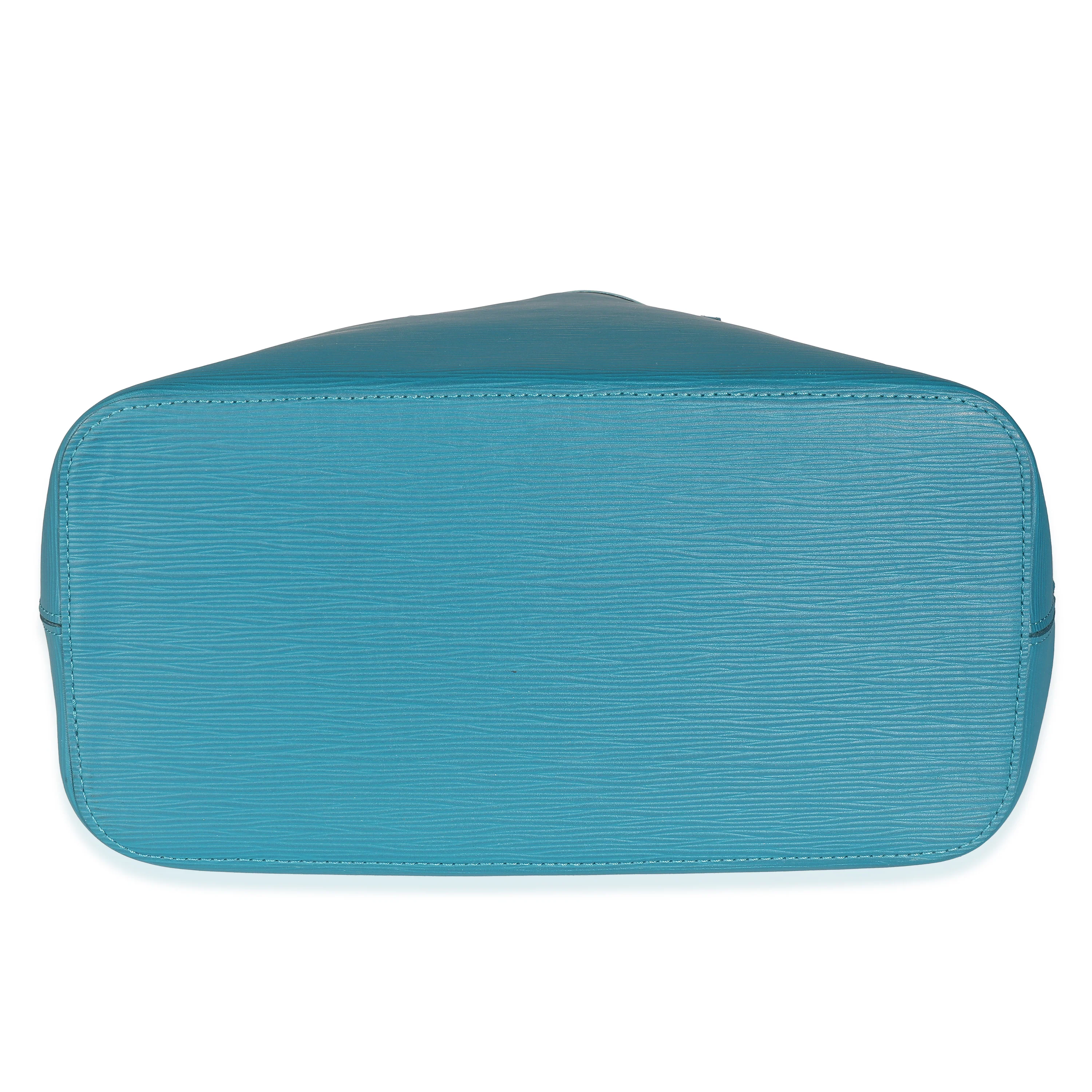 Louis Vuitton Cyan Blue Epi Neverfull MM - Image 7