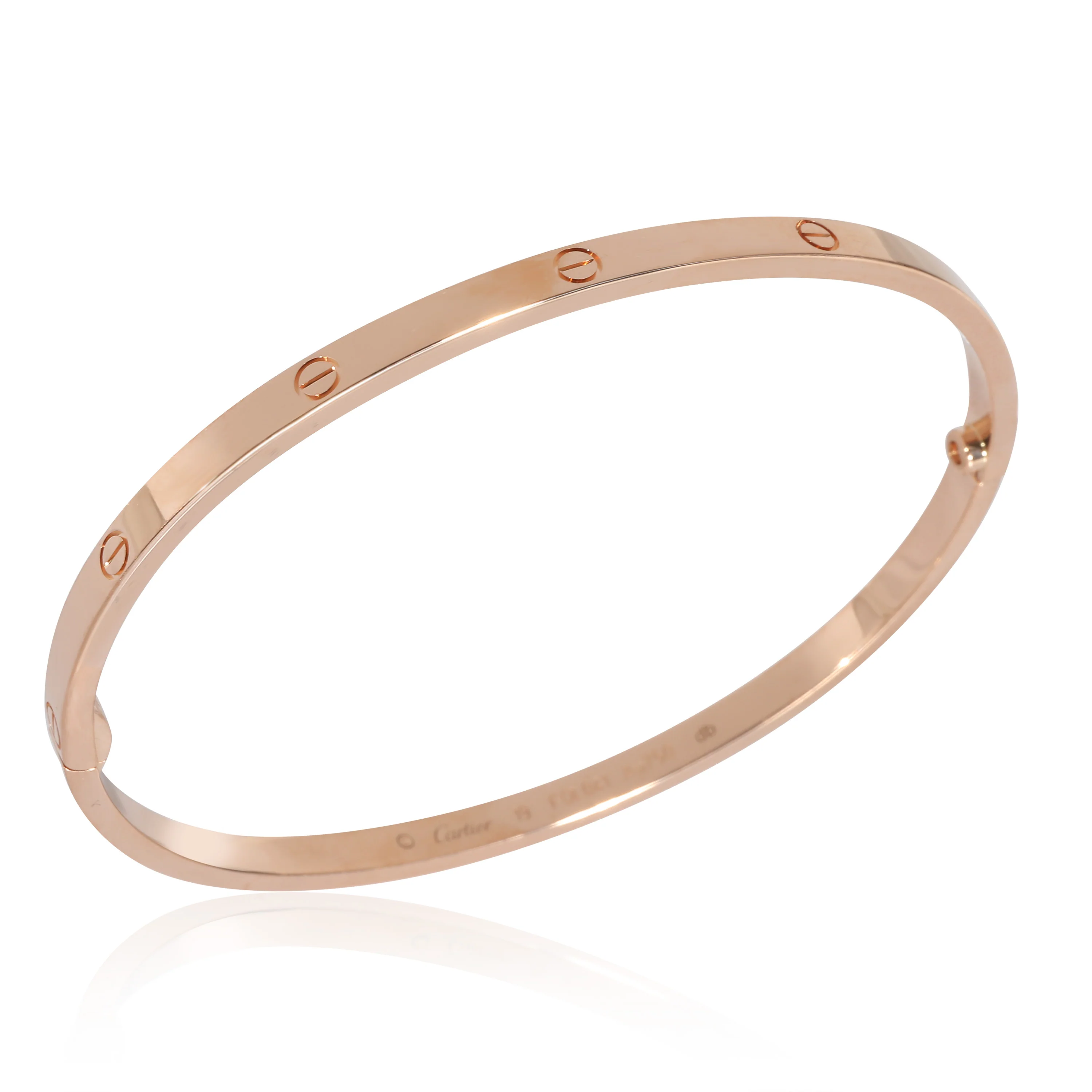 Cartier Love Bracelet, Small Model (Rose Gold) - Image 6