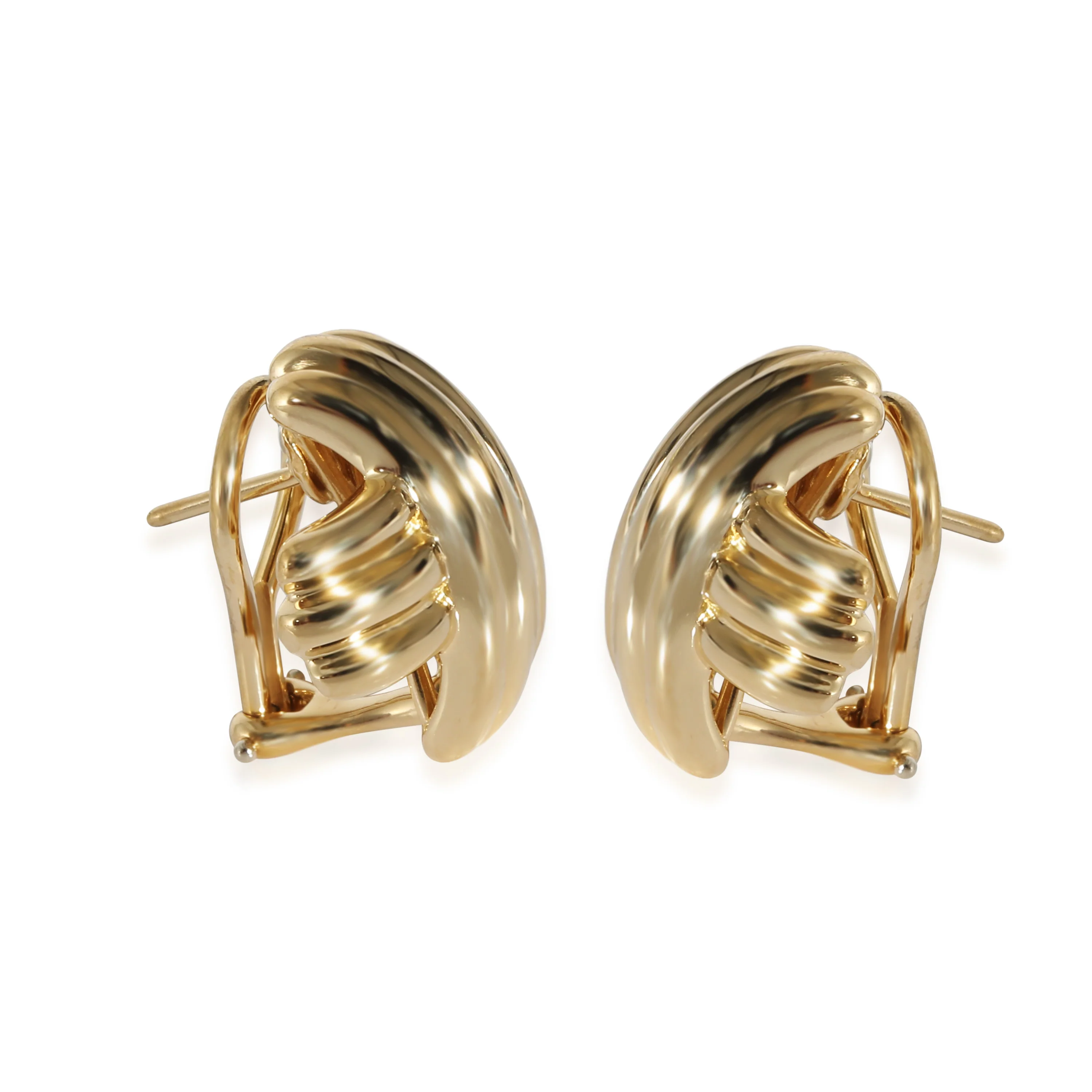 Tiffany & Co. Vintage Signature X Earrings in 18K Yellow Gold - Image 2