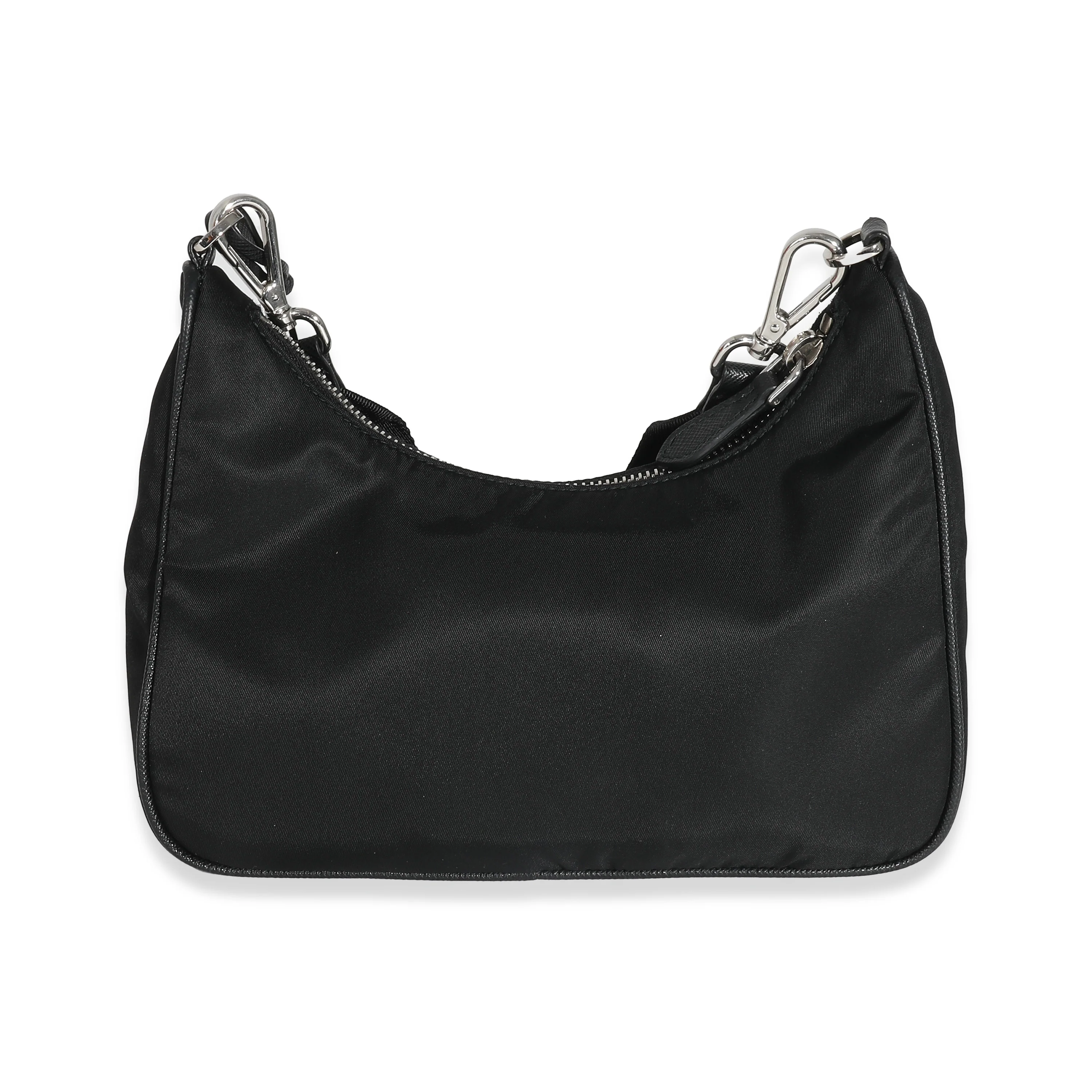 Prada Black Re-Nylon Re-Edition 2005 Bag - Image 7