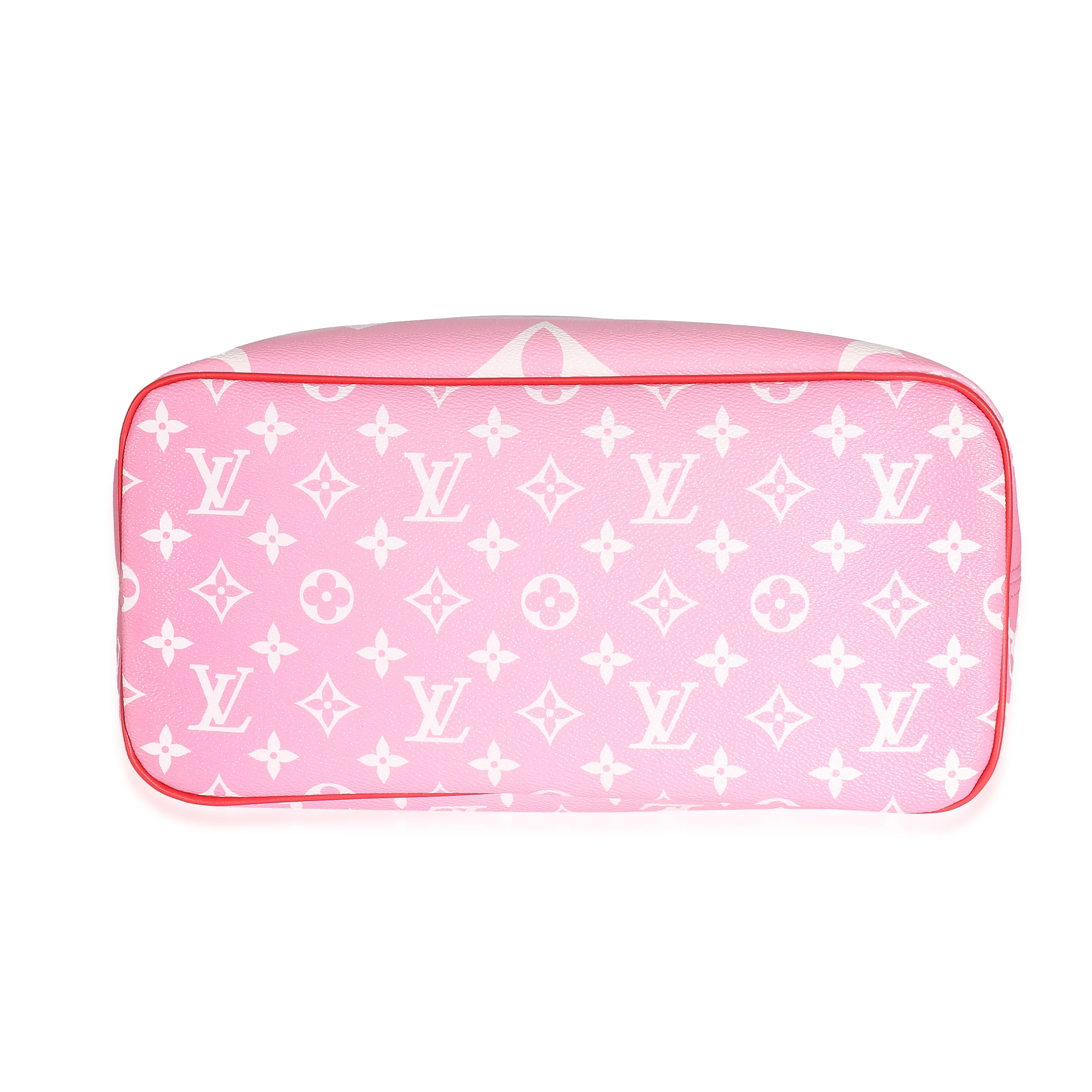 Louis Vuitton Red Pink Rogue LV Escale Canvas Neverfull MM - Image 7