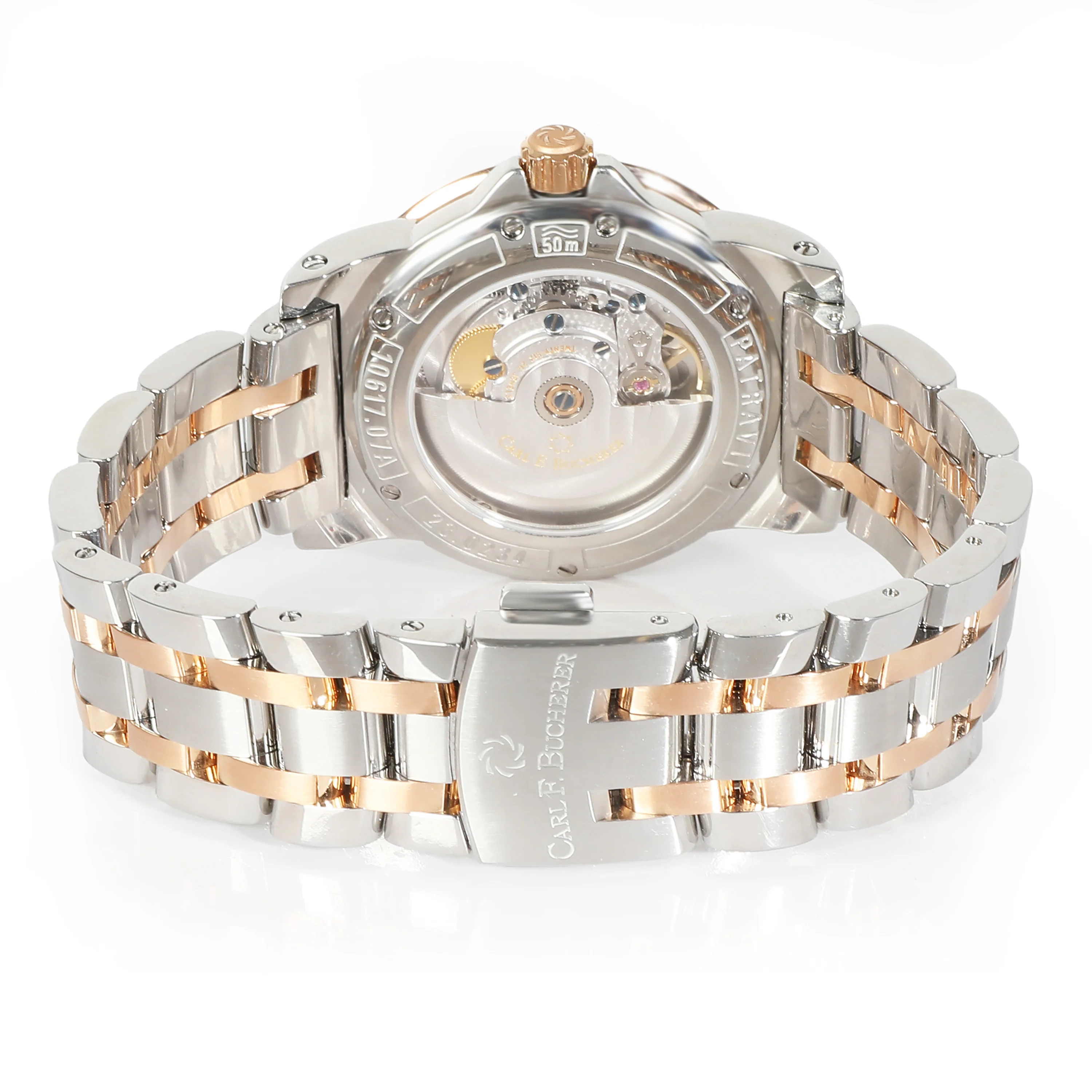 Patravi 00.10617.07.23.21 Mens Watch in 18kt Rose Gold/Steel - Image 4