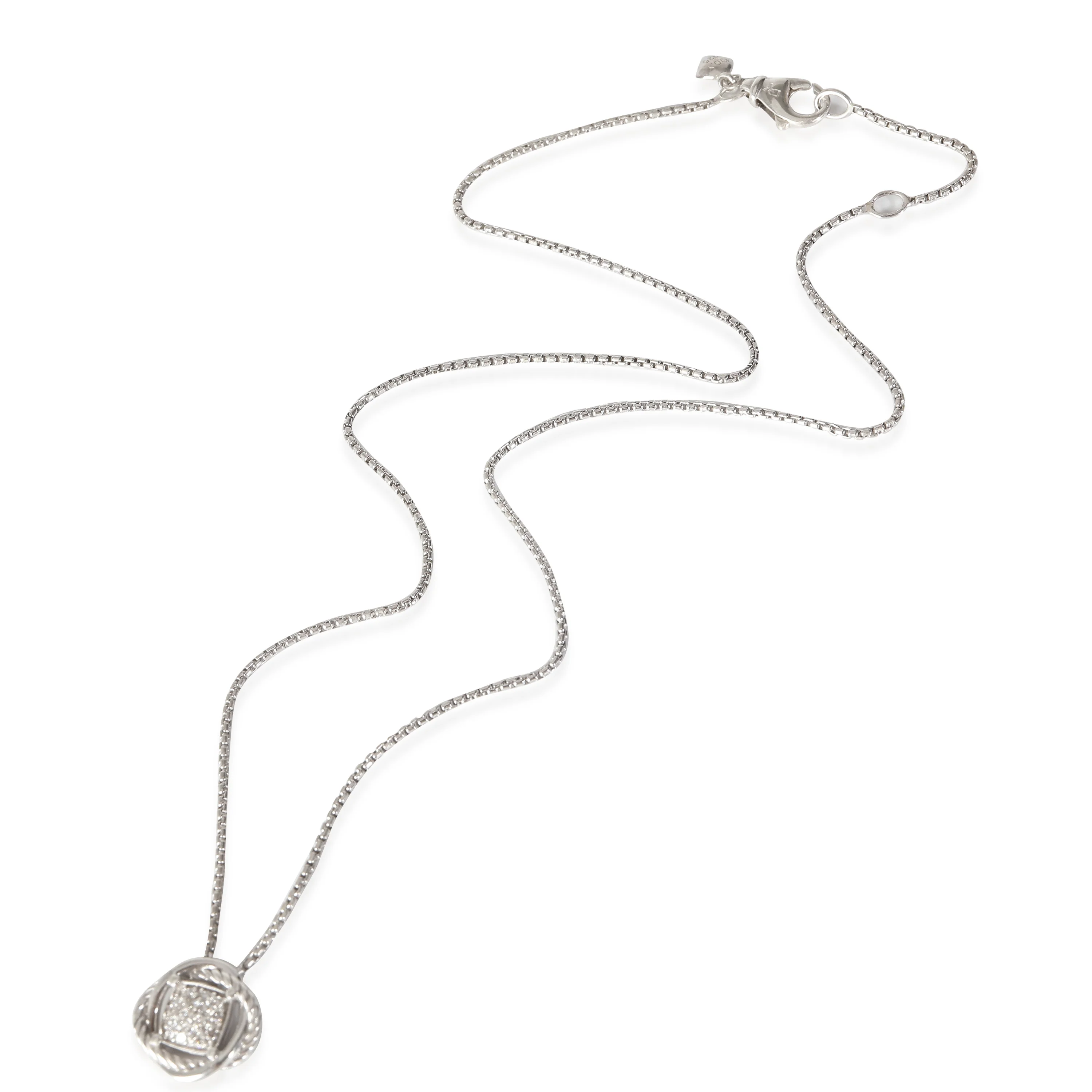 David Yurman Infinity Pendant in Sterling Silver 0.15 CTW - Image 3