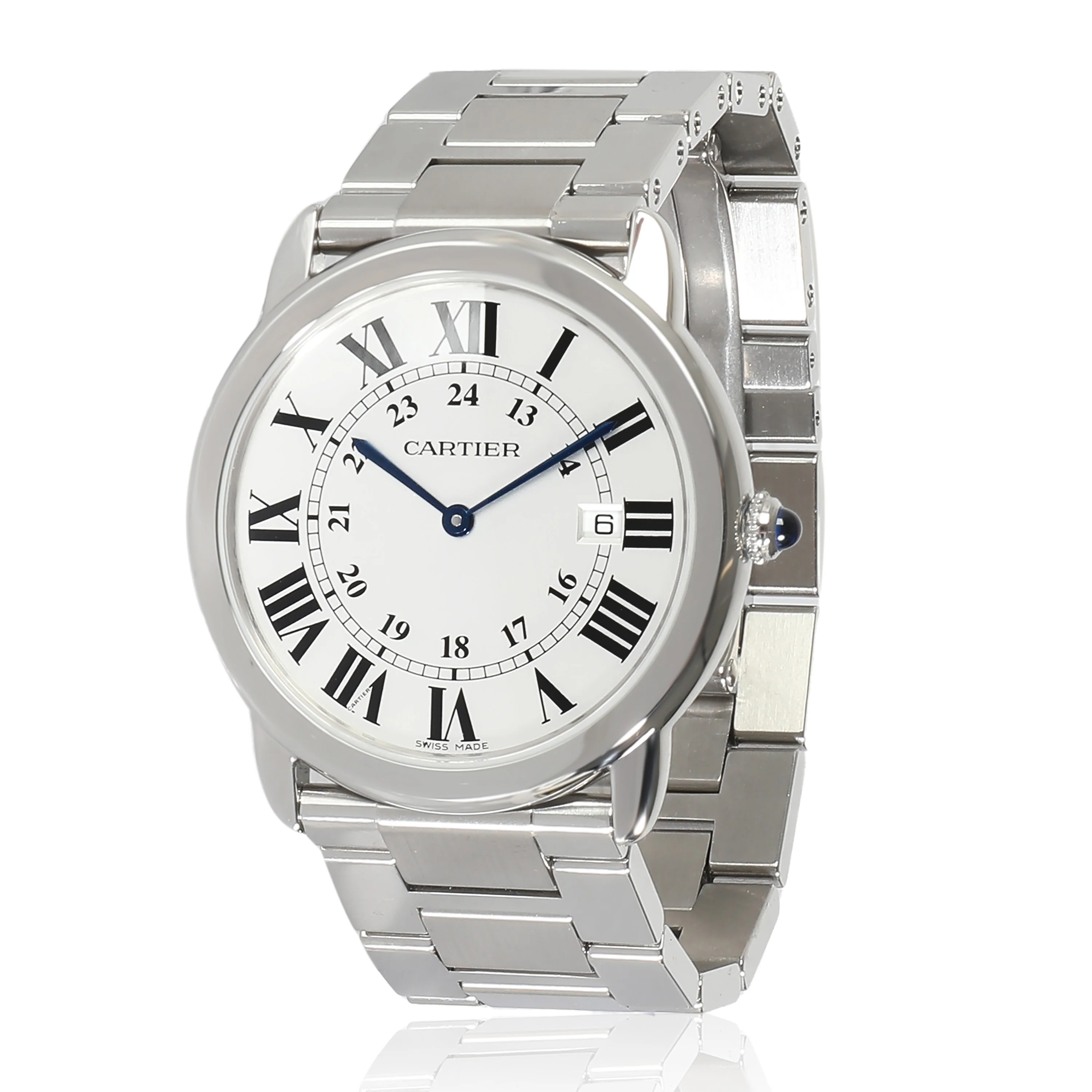Ronde Solo de Cartier W6701005 Unisex Watch in Stainless Steel