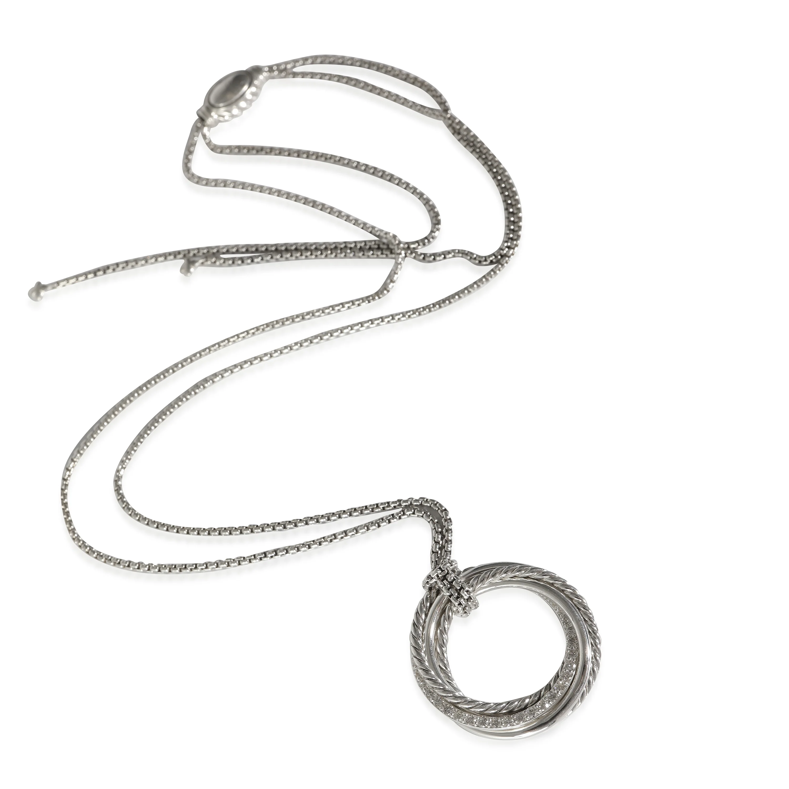 DY Crossover® Collection for Women Pendant, Sterling Silver 0.60 Ct - Image 3