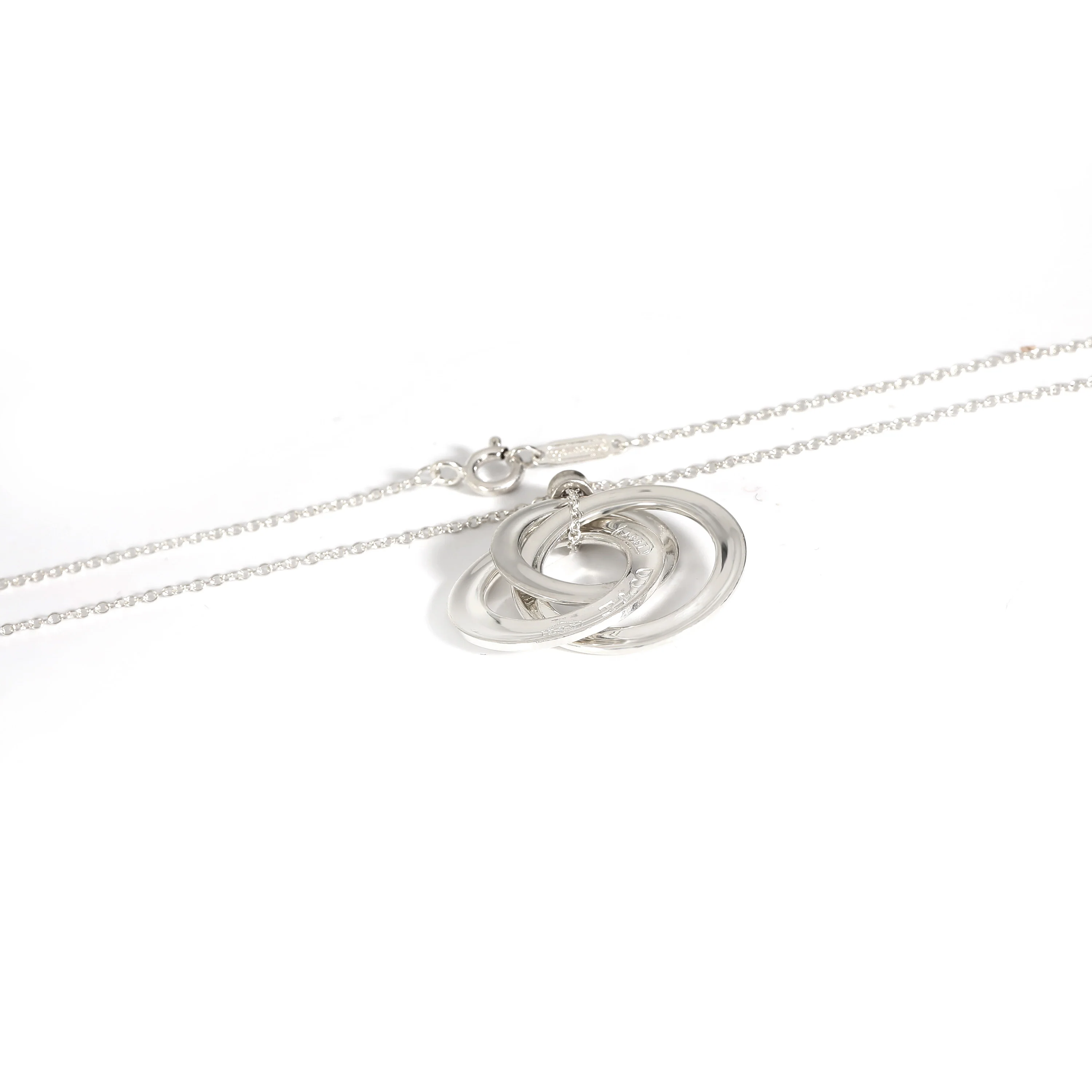 1837 Triple Circle Pendant in  Sterling Silver - Image 5