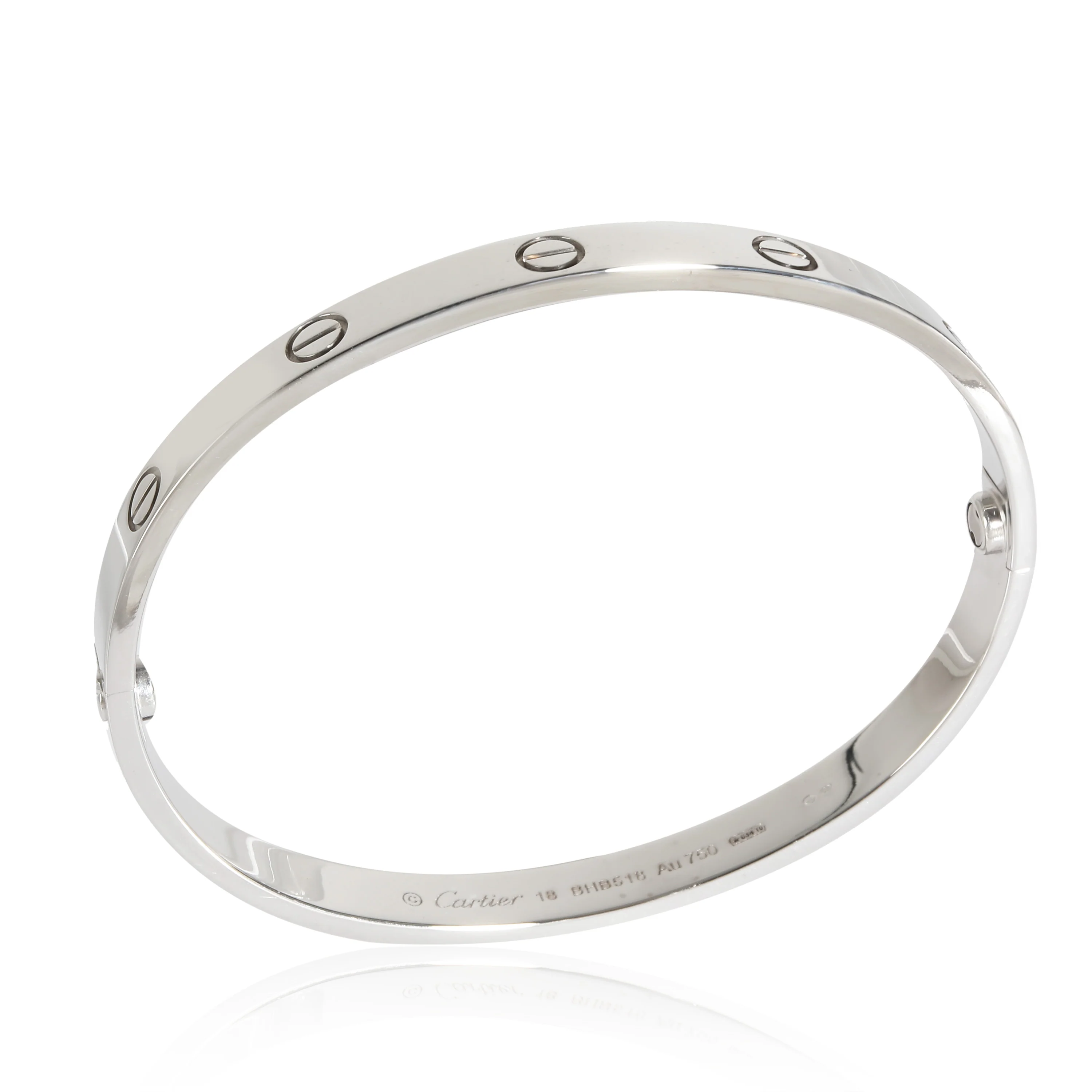 Cartier Love Bracelet (White Gold) - Image 3