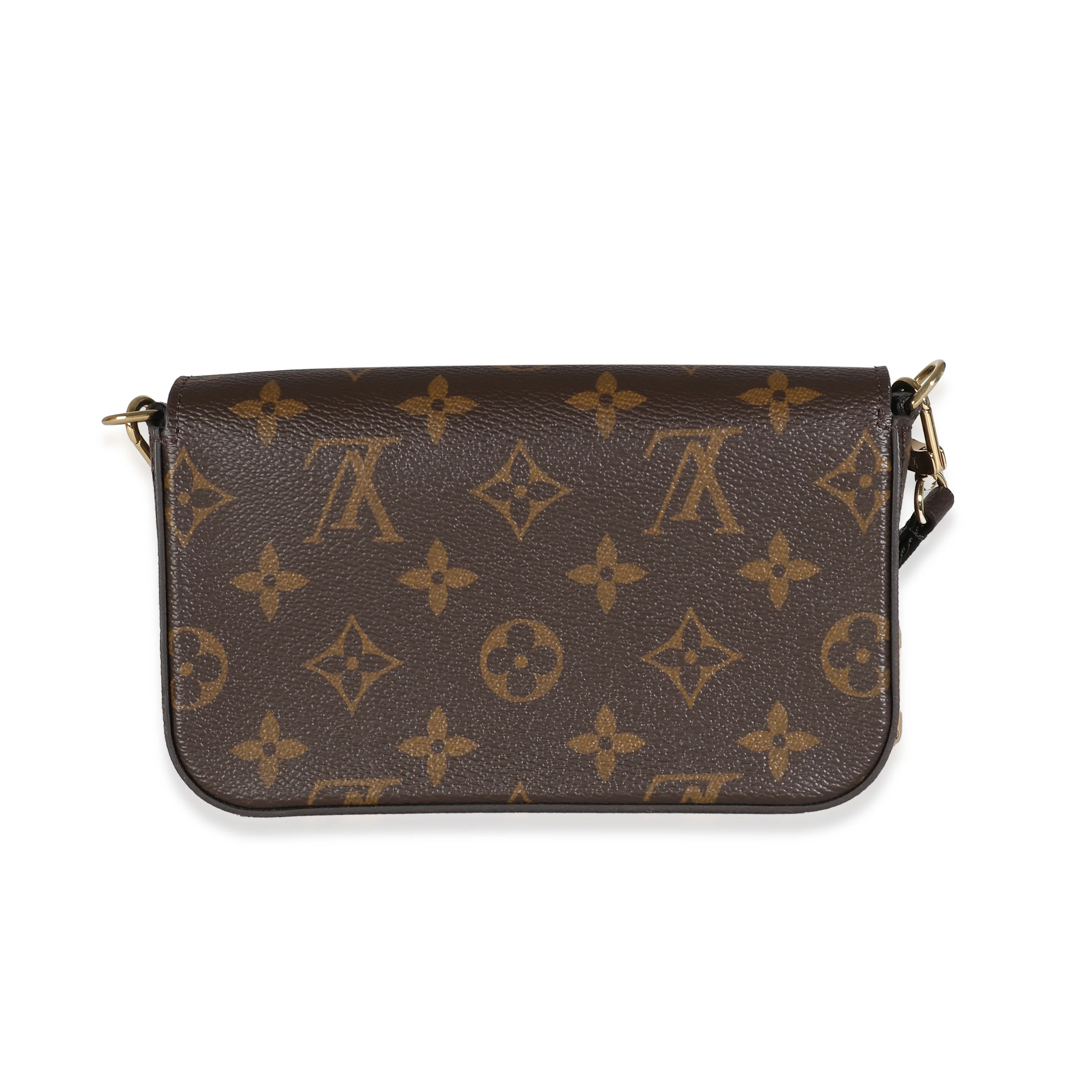 Khaki Monogram Canvas Felicie Strap & Go - Image 6