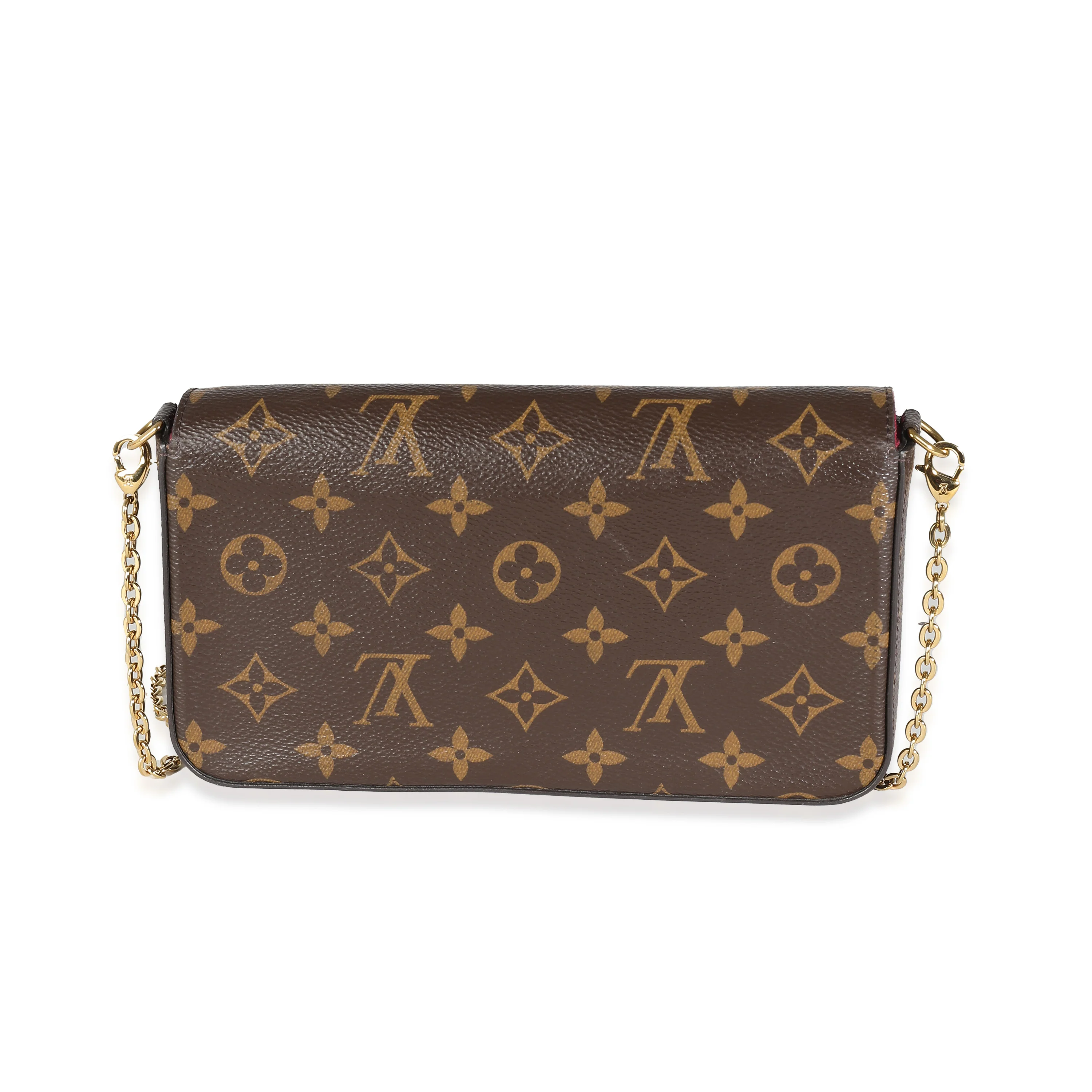 Fuchsia Monogram Canvas Félicie Pochette - Image 5