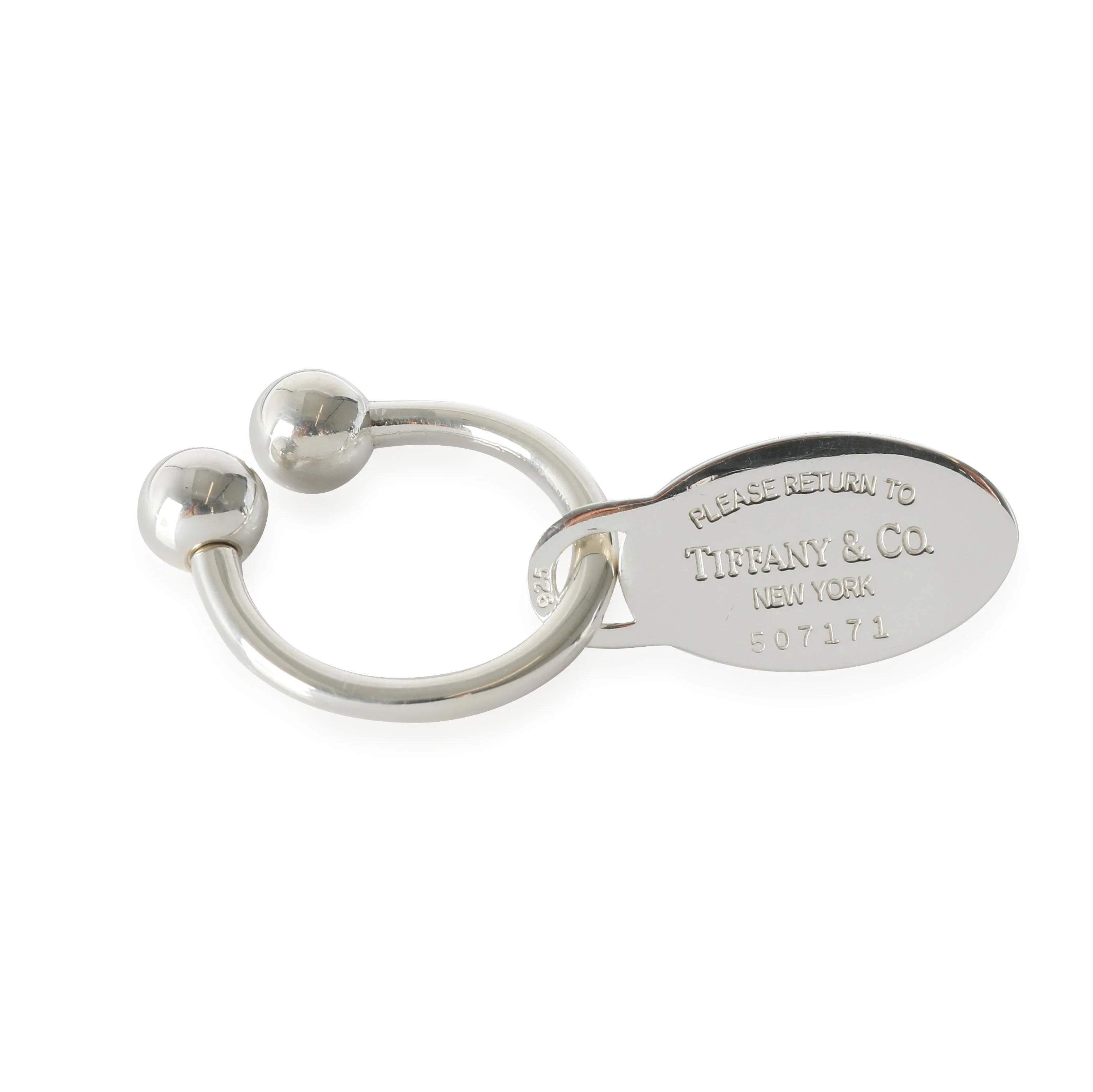 Return To Tiffany Key Ring in Sterling Silver