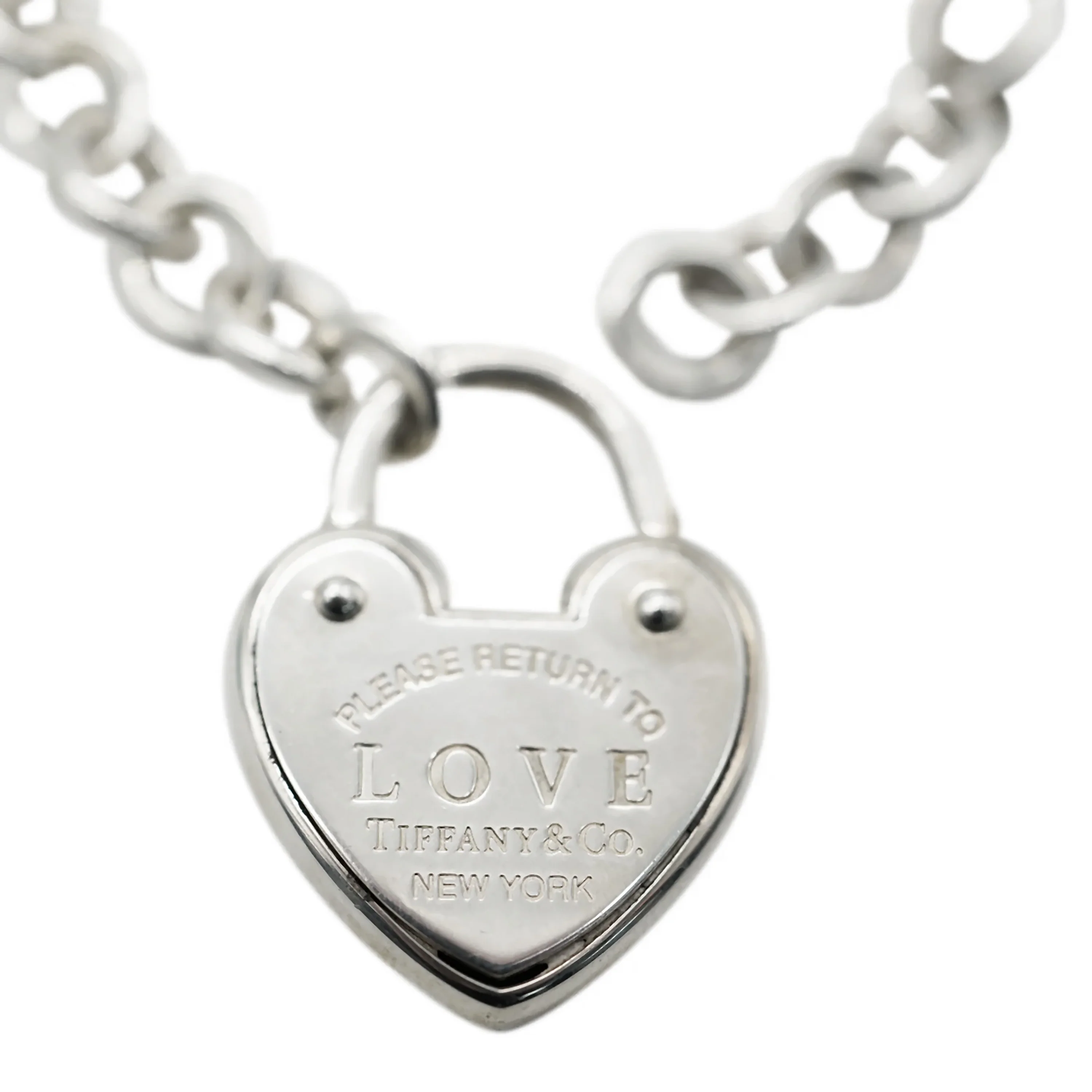 Return To Tiffany Love Lock Bracelet in Sterling Silver - Image 4