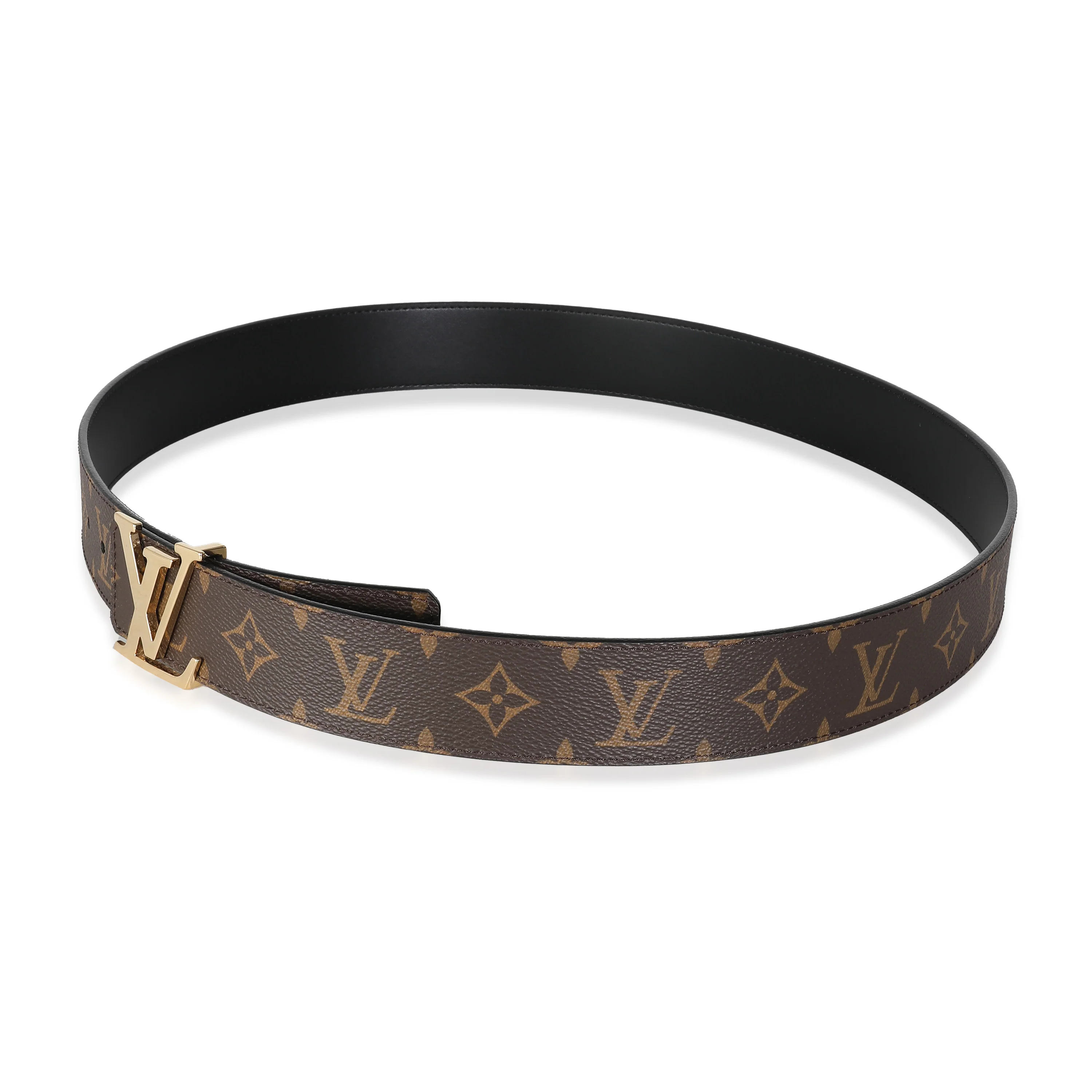 Black Monogram Canvas Reversible LV Initiales 40MM Belt 105/42 - Image 2