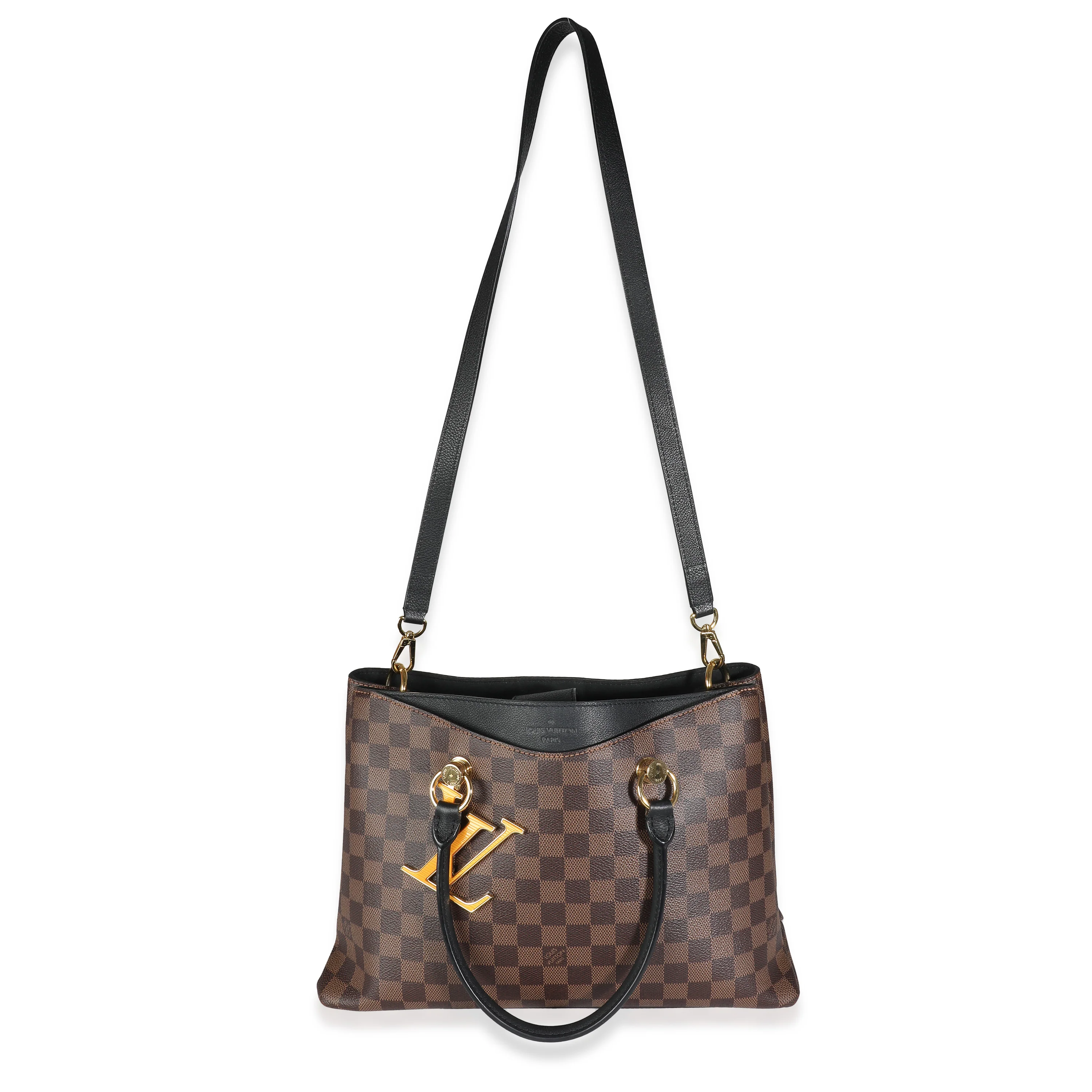 Louis Vuitton Black Damier Ebene Canvas LV Riverside Tote - Image 7