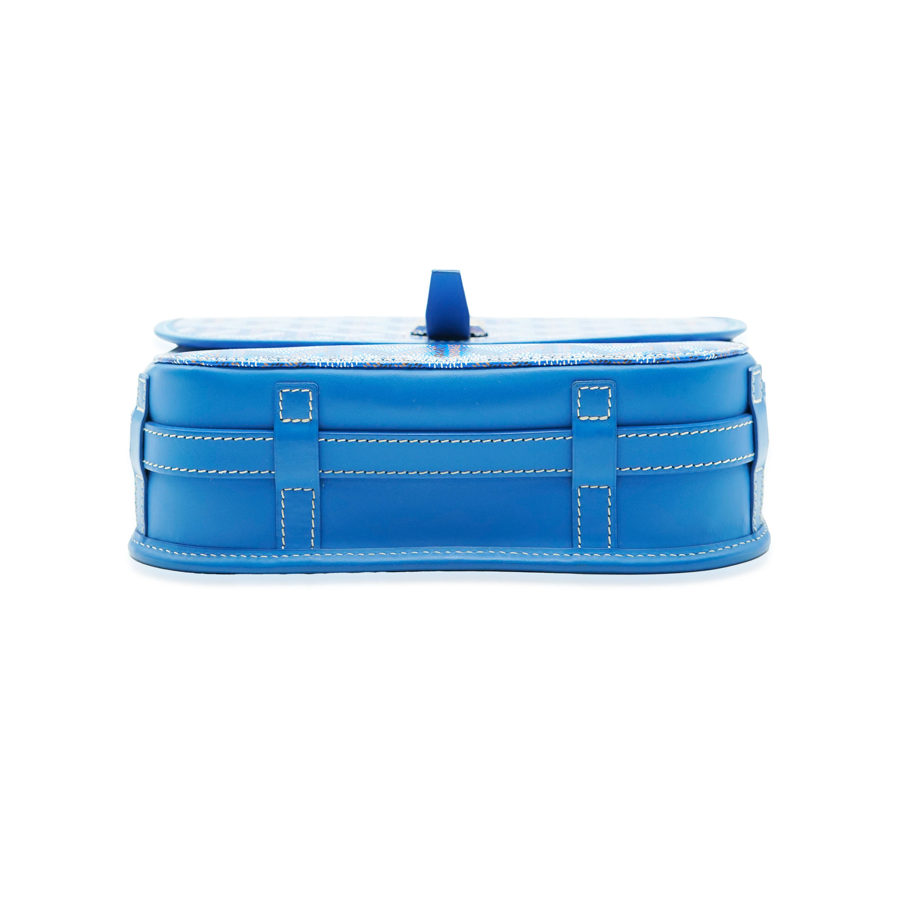 Blue Goyardine Canvas Belvedere PM - Image 3