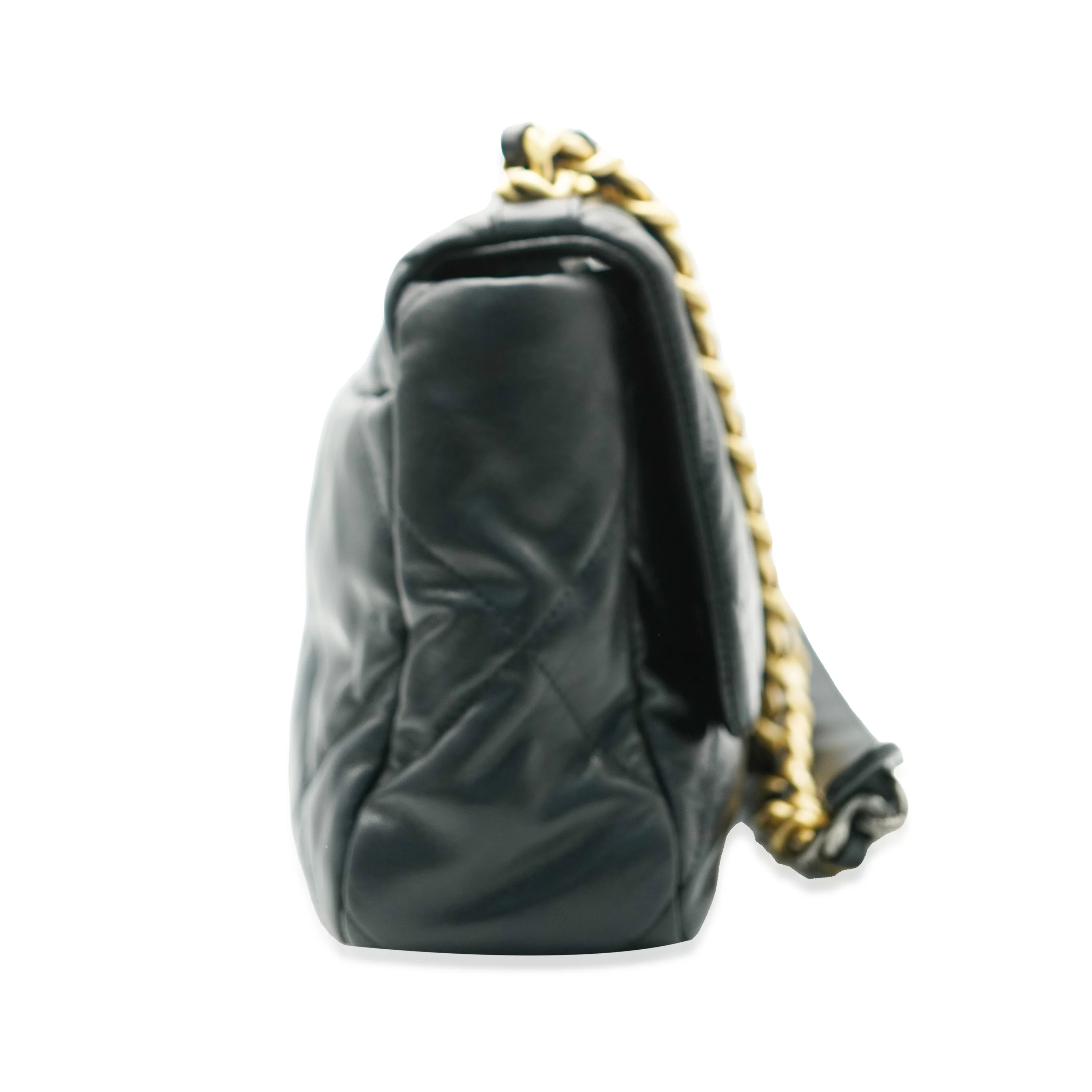 Black Quilted Lambskin Medium Chanel 19 Flap Bag - Image 2