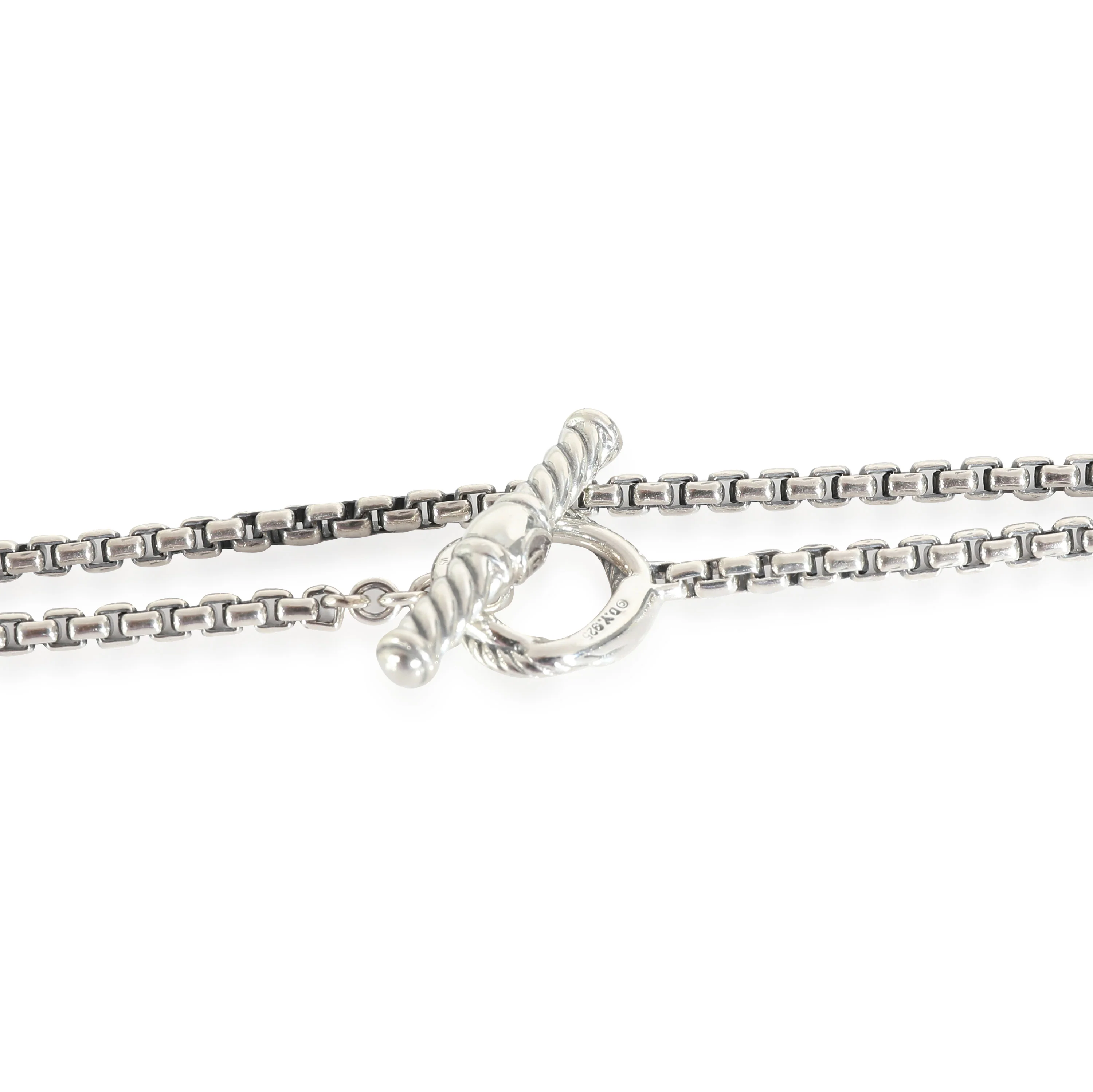 Infinity Station Pearl Necklace in Sterling Silver - Image 3