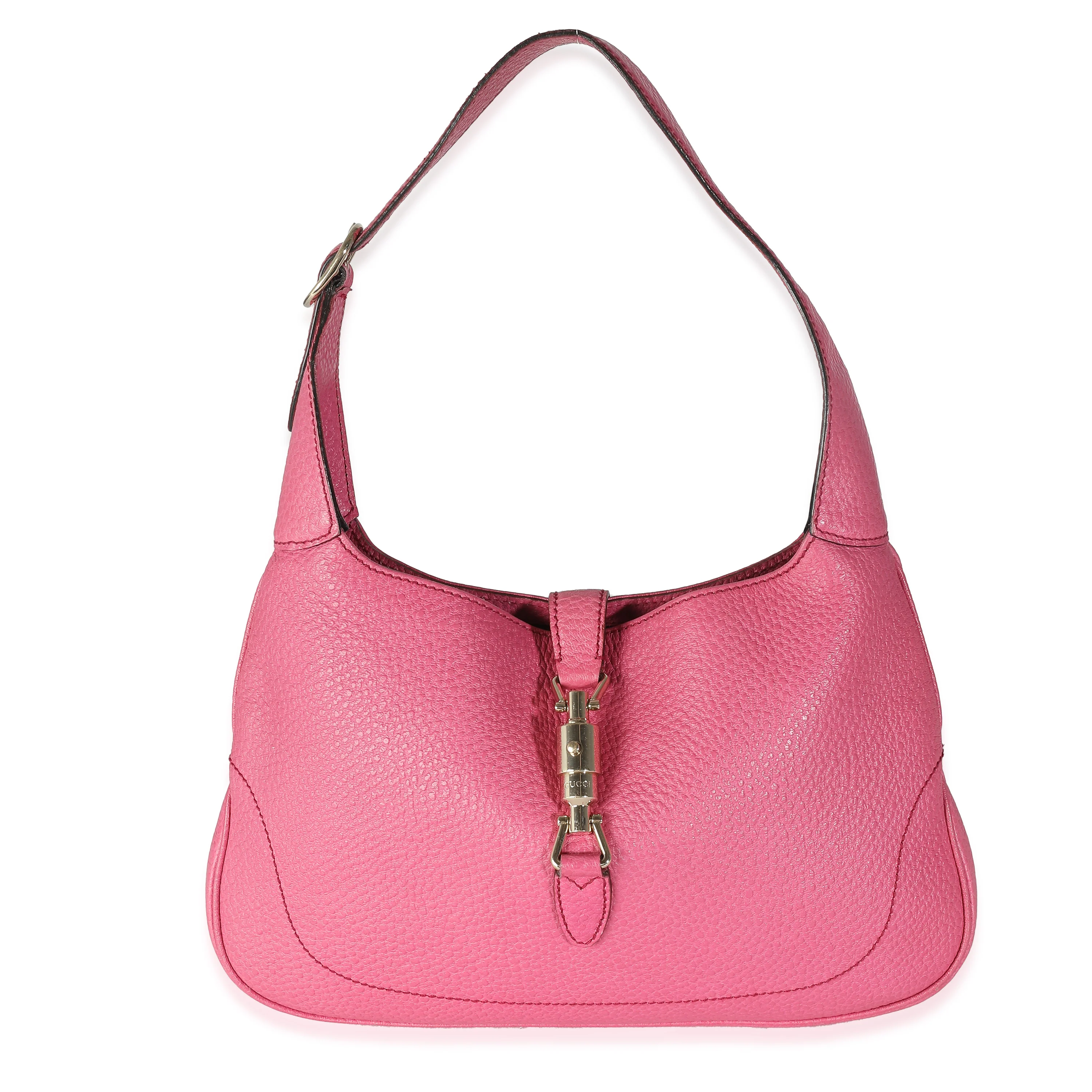 Pink Pebbled Leather Medium 1961 Jackie Hobo