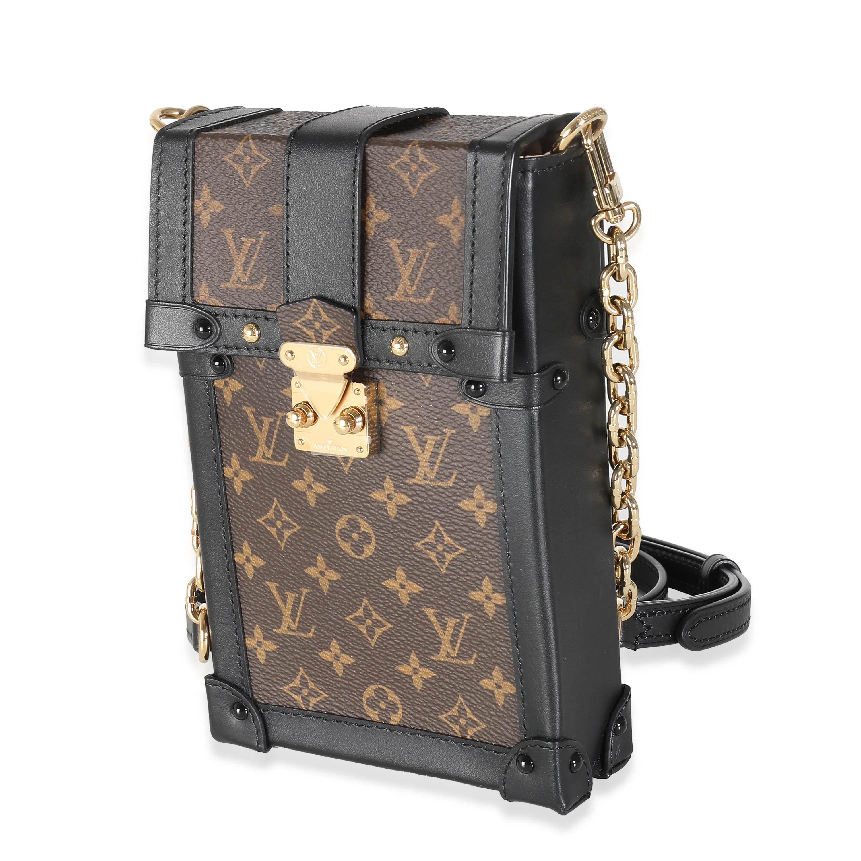 Monogram Canvas Vertical Trunk Pochette - Image 2