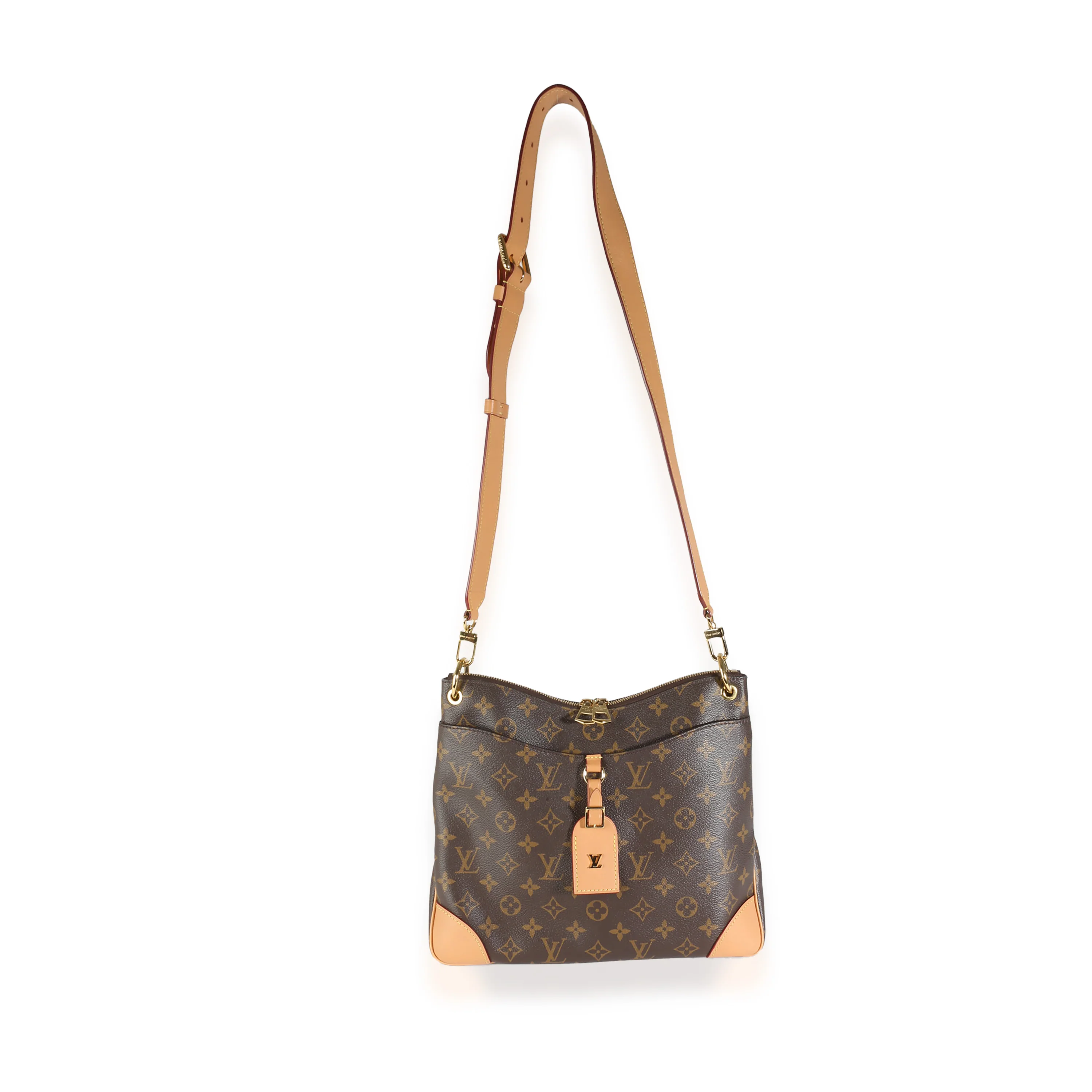 Natural Monogram Canvas Odeon MM - Image 8