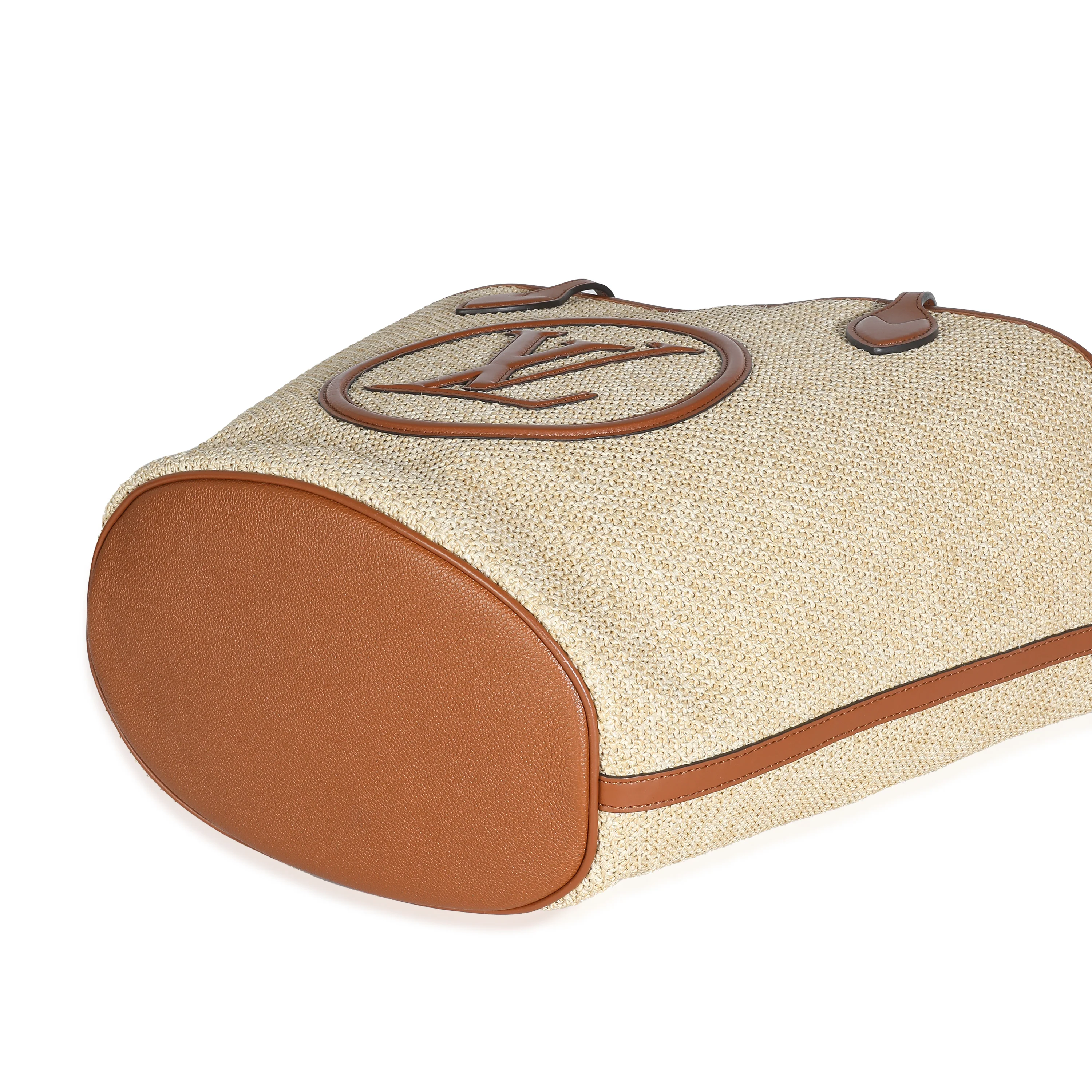 Caramel Raffia Saint Jacques Tote - Image 3